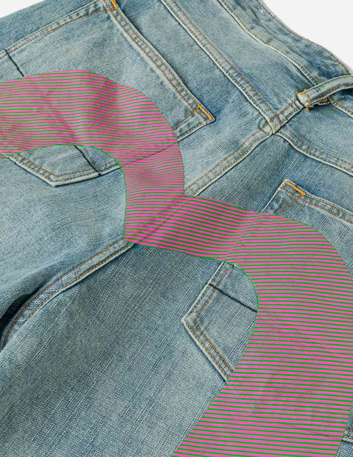 【獨家發售】EVISU X ICECREAM 大M牛仔褲