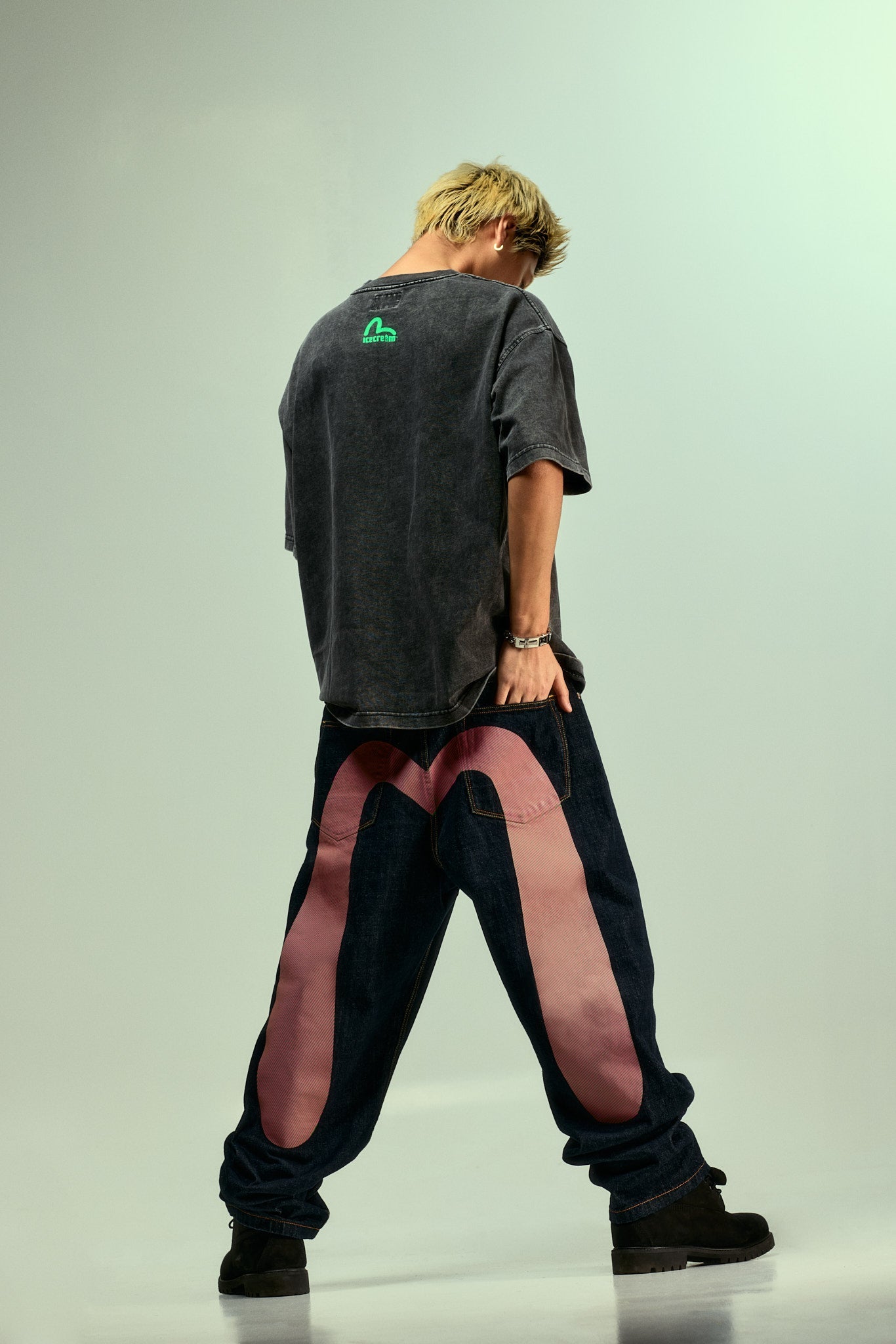 EVISU X ICECREAM 商標T恤