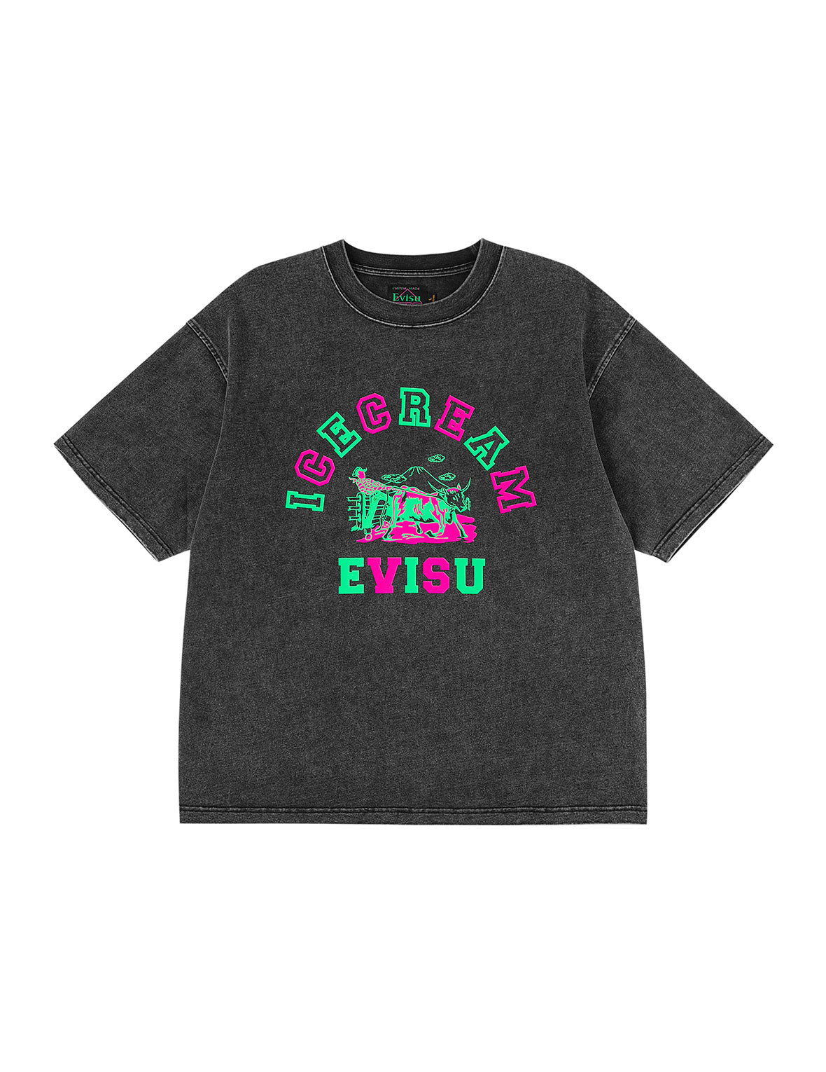 EVISU X ICECREAM 商標T恤