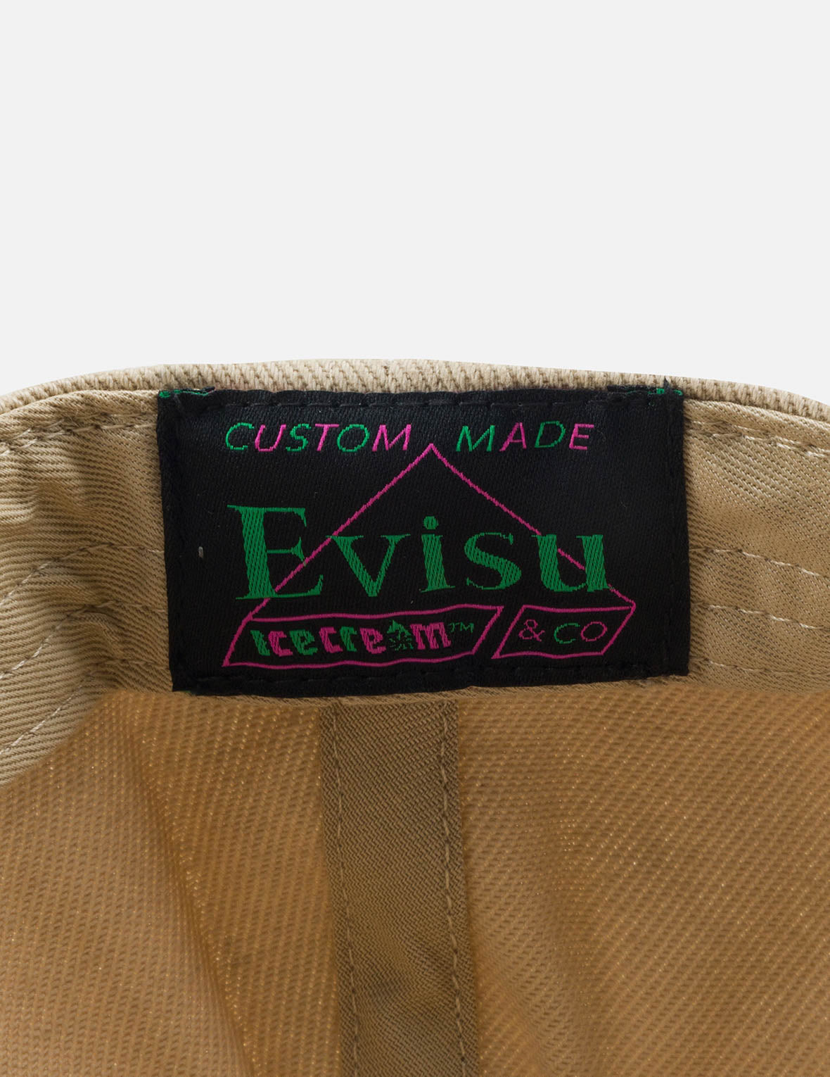 EVISU X ICECREAM Logo Cap - Light Beige
