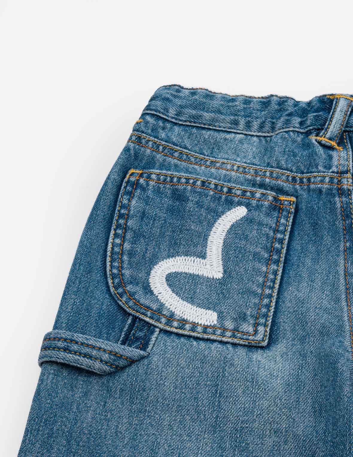 Seagull Double-Knee Regular Fit Jeans