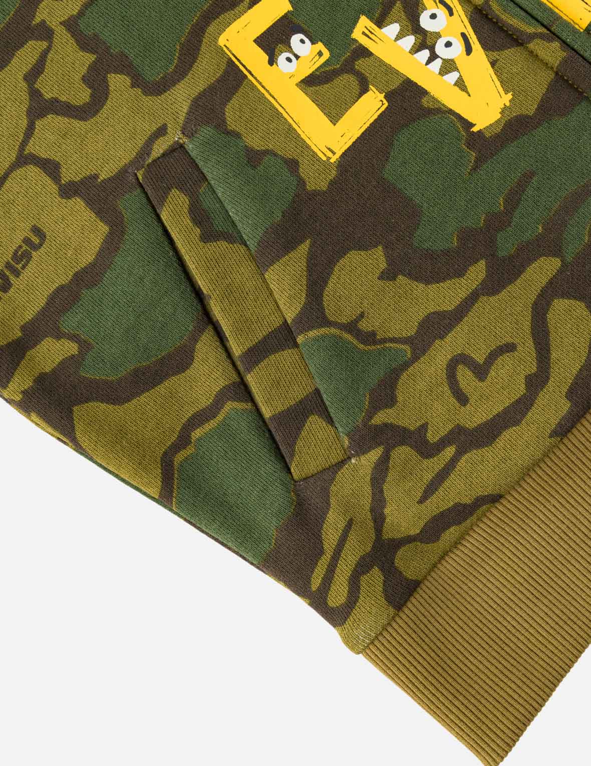 Leopard Head Camouflage Zip-Up Hoodie