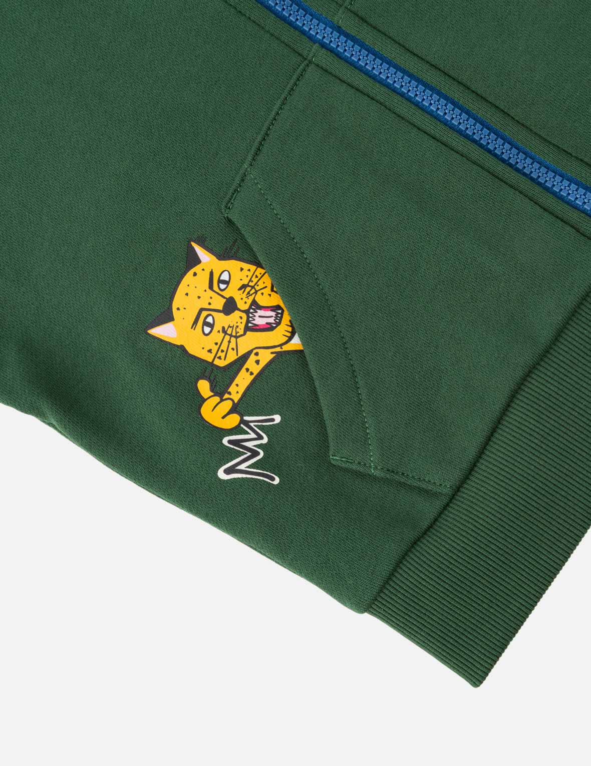 Leopard Multi-Pocket Zip-Up Hoodie