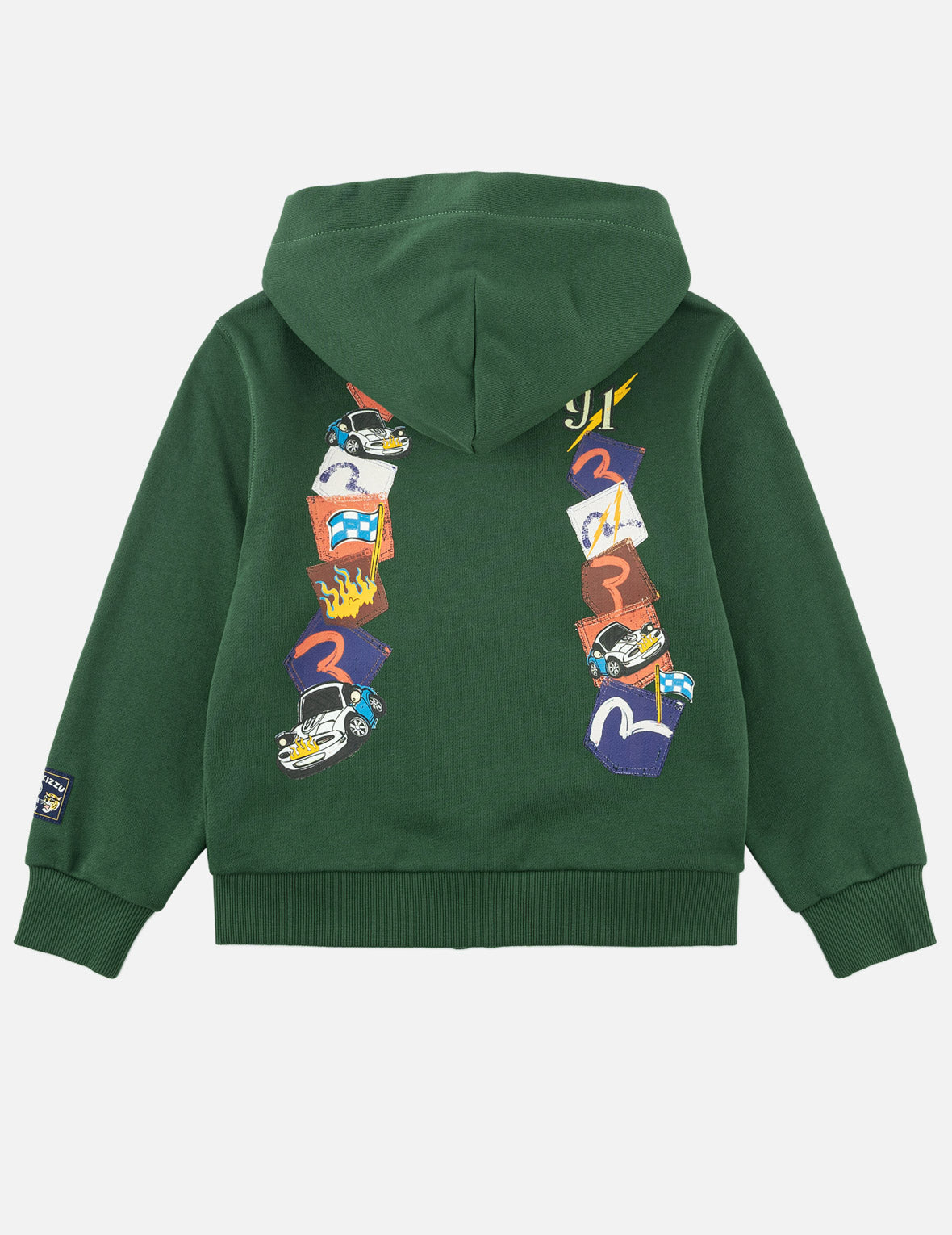 Leopard Multi-Pocket Zip-Up Hoodie