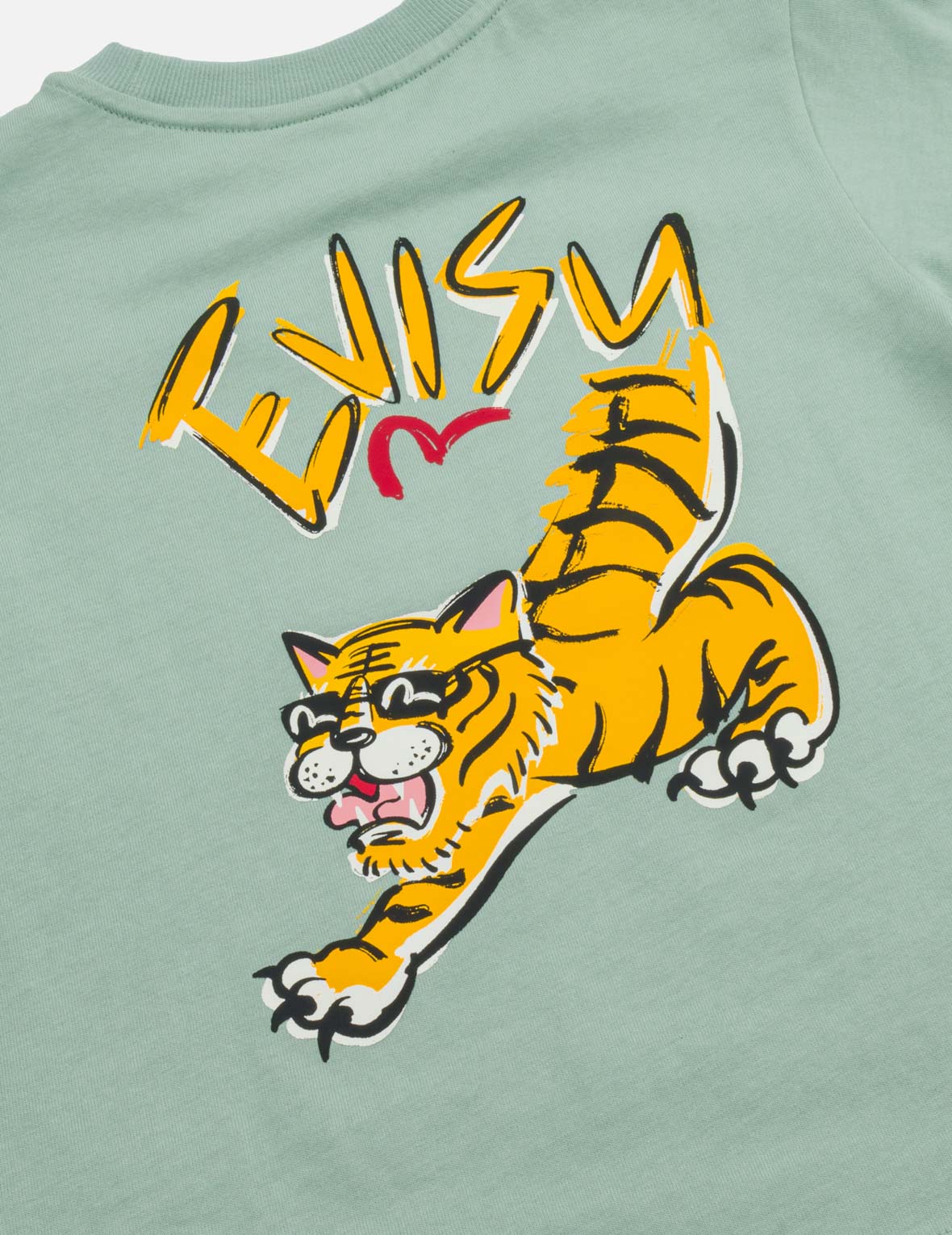 EVISU Tiger Long-Sleeve T-Shirt