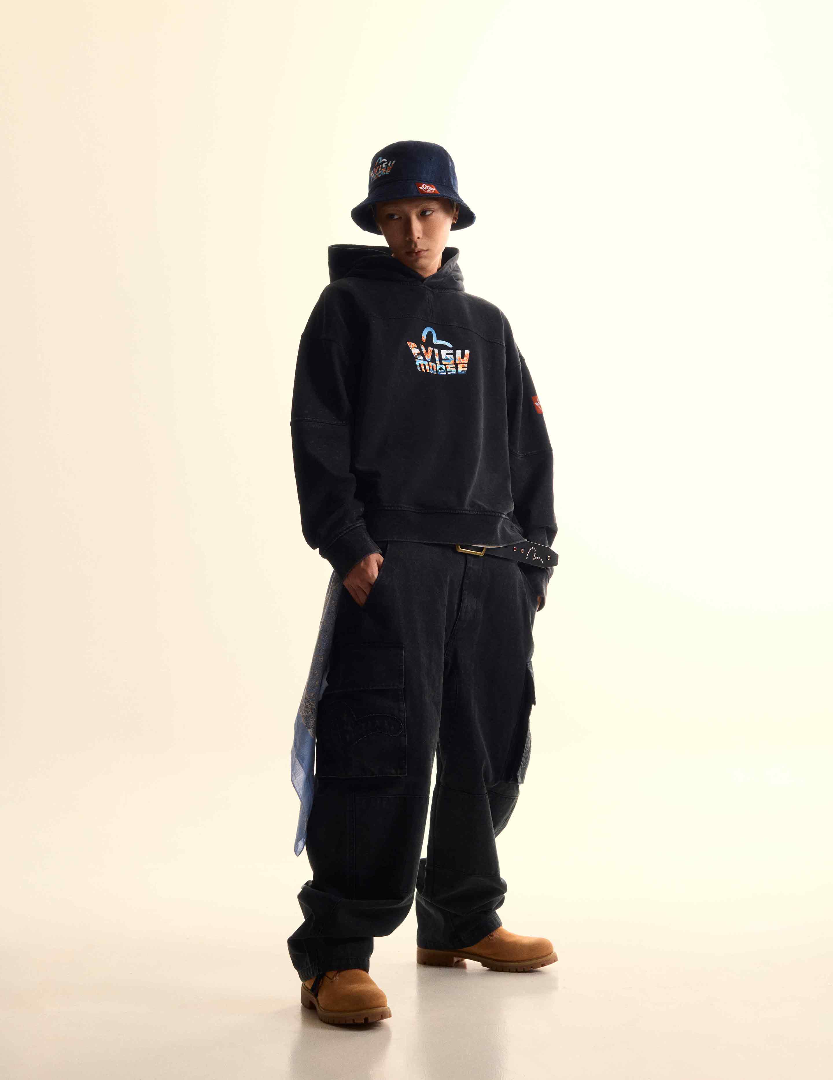 EVISU X MOOSE KNUCKLES 浮世繪連帽衛衣