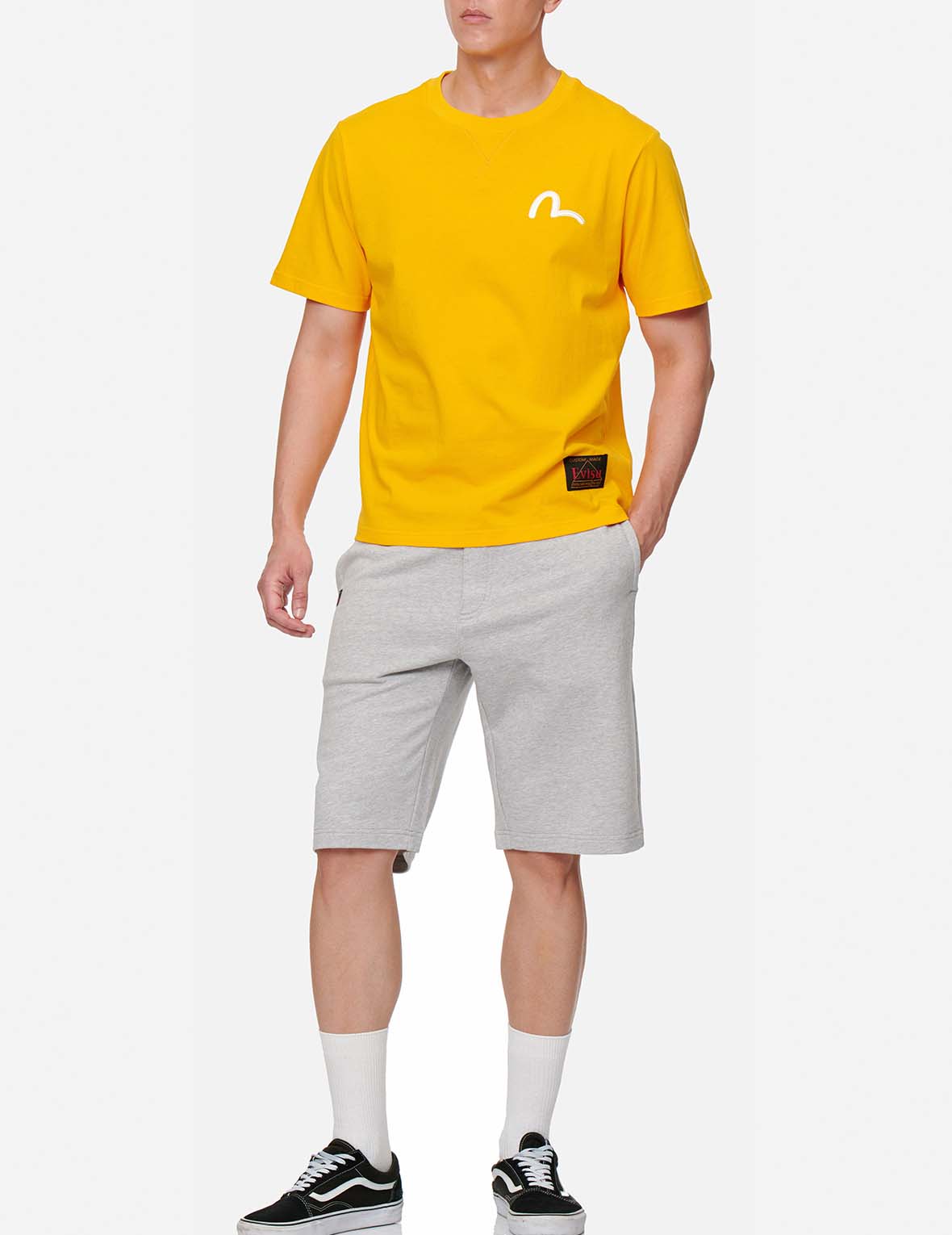 Seagull Print Sweat Shorts