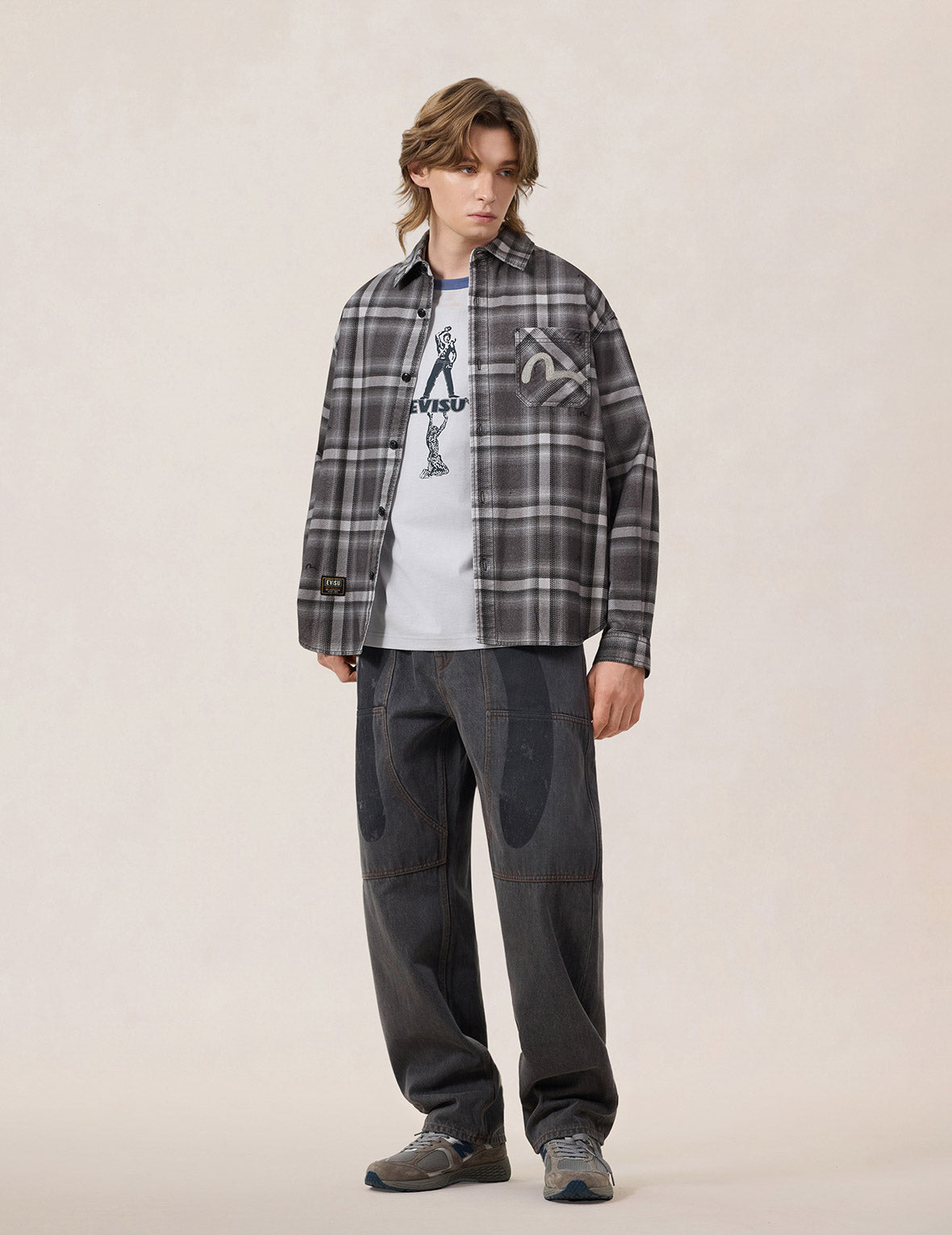 Vintage Checked Flannel Shirt