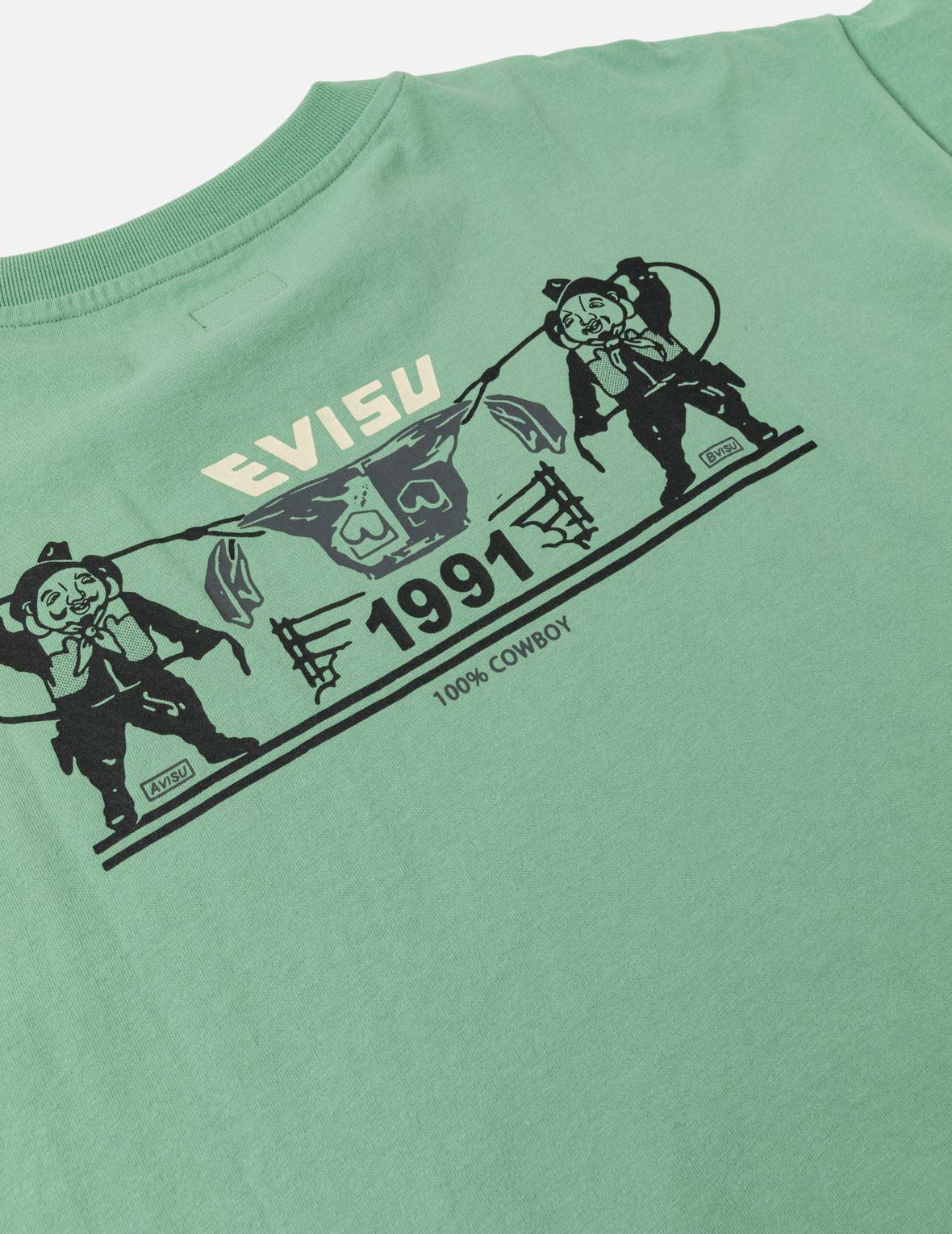 佛頭牛仔對戰圖案T恤