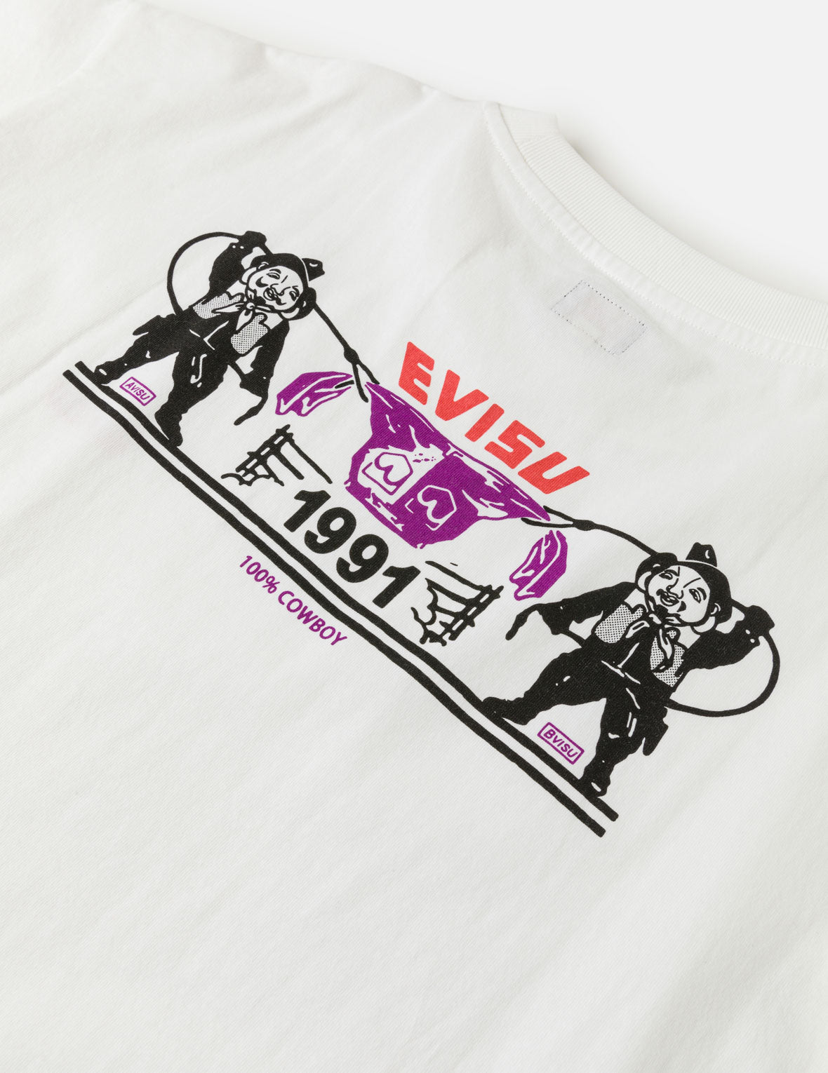 佛頭牛仔對戰圖案T恤