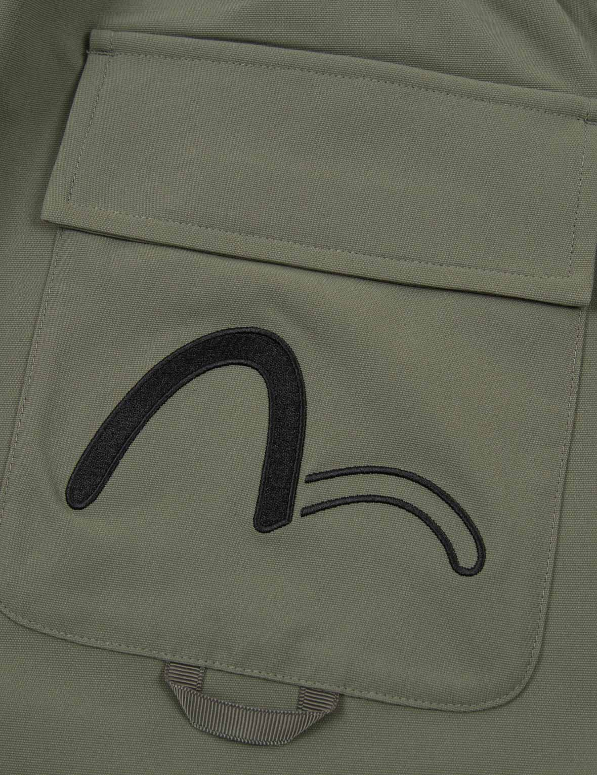 Adjustable Webbing Belt Cargo Shorts