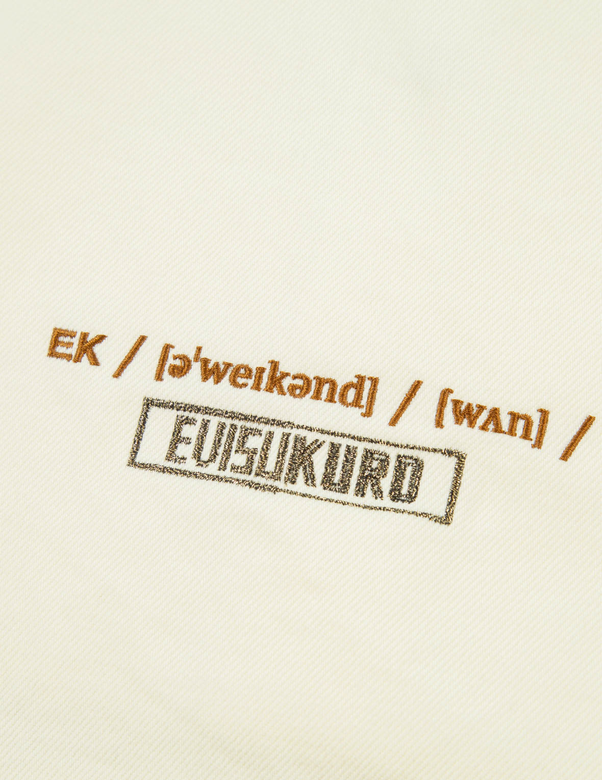 多語言商標刺繡襯衫外套