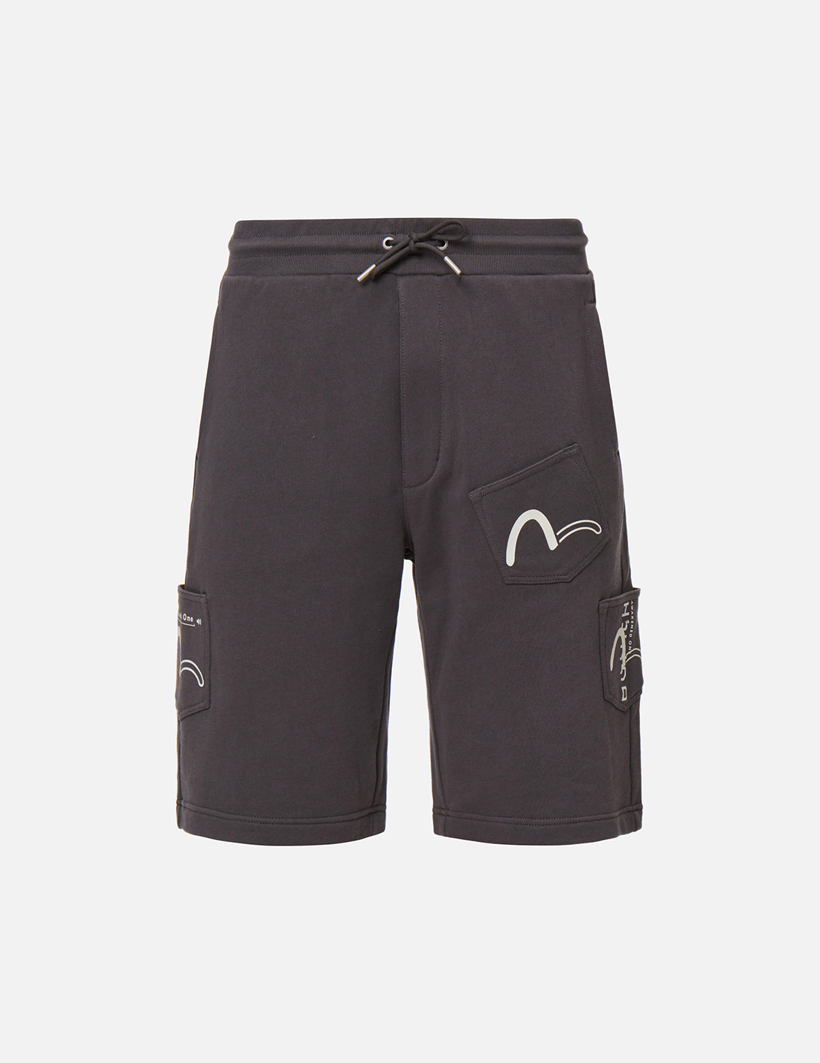 Seagull Print Pocket Sweat Shorts