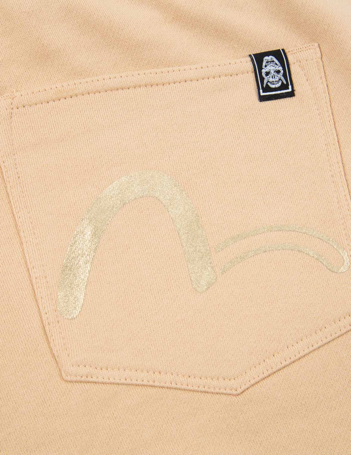 Seagull Print Pocket Sweat Shorts