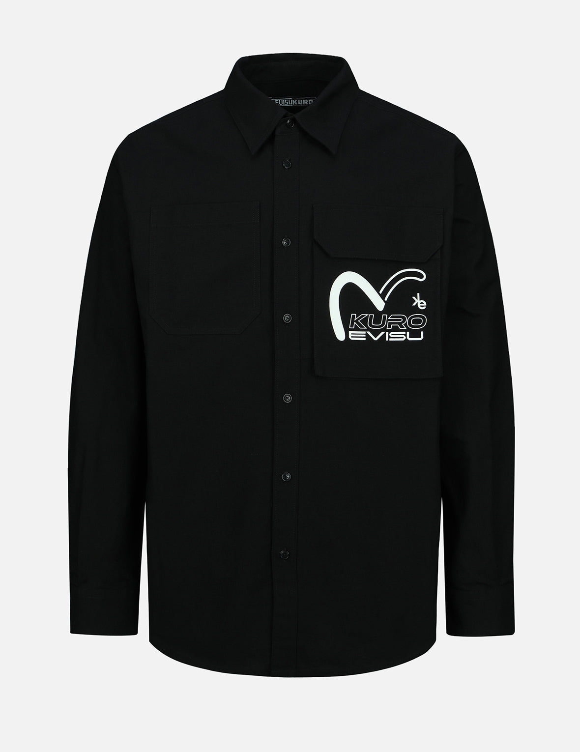 Seagull and Logo Print Oxford Shirt