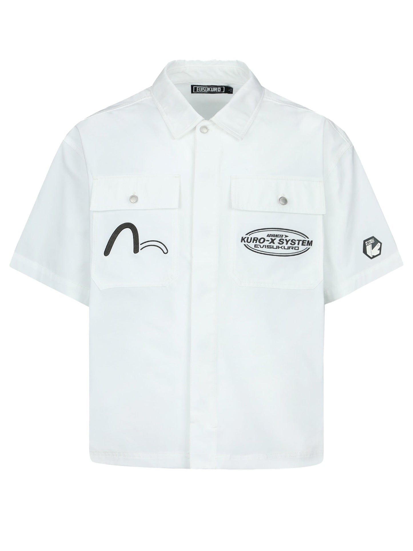 Logo and Seagull Embroidery Utility Shirt