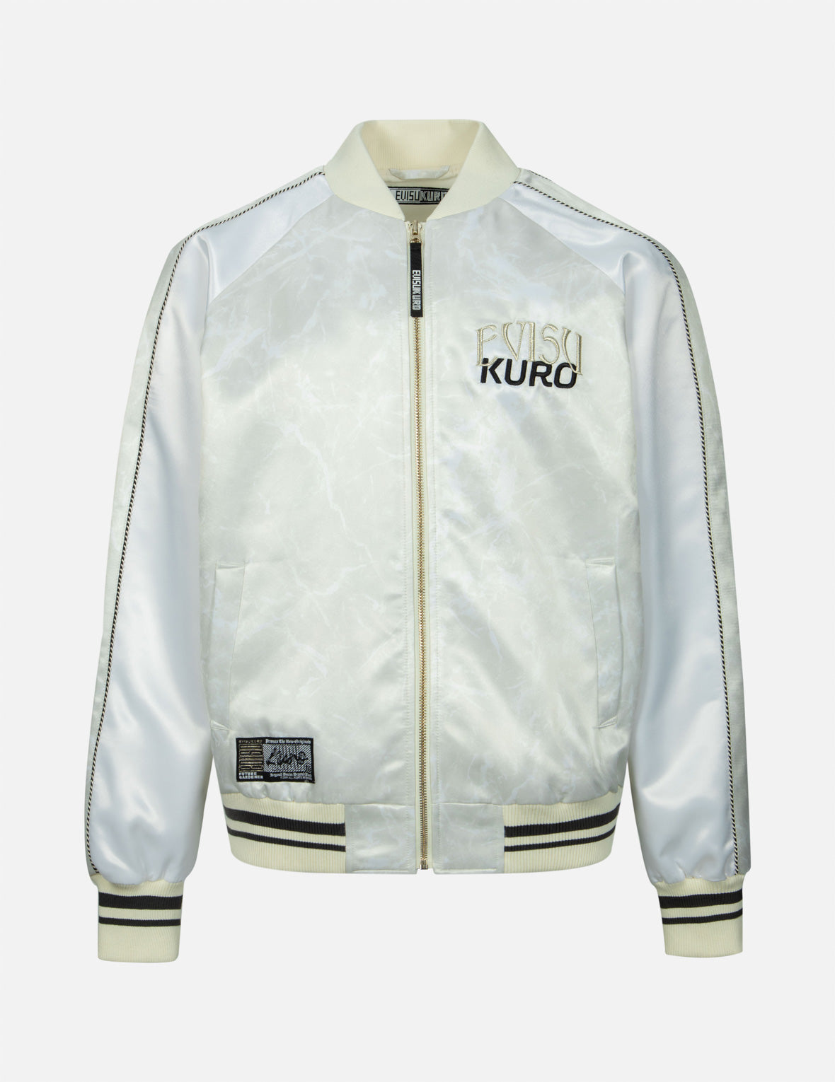 Calligraphy Logo Embroidery Regular Fit Souvenir Jacket