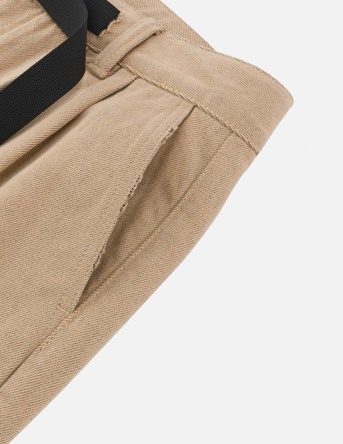 Two Tone Distressed Oversized Cargo Pants