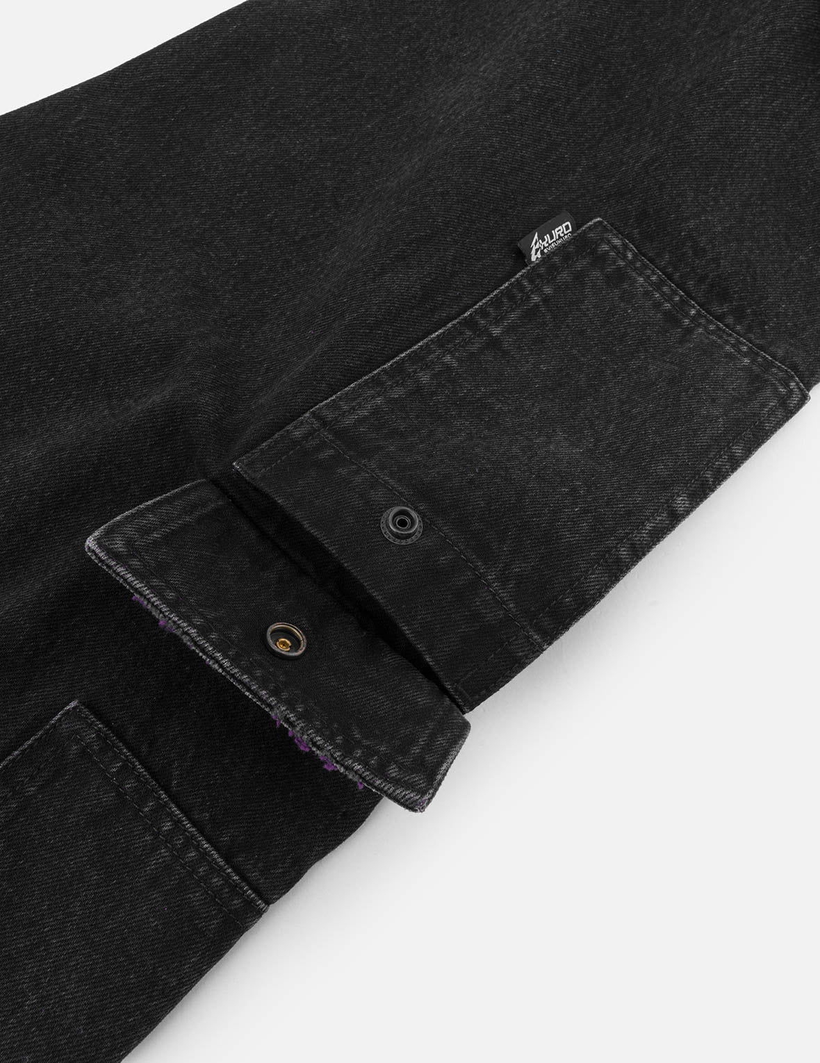 Two Tone Distressed Oversized Cargo Pants