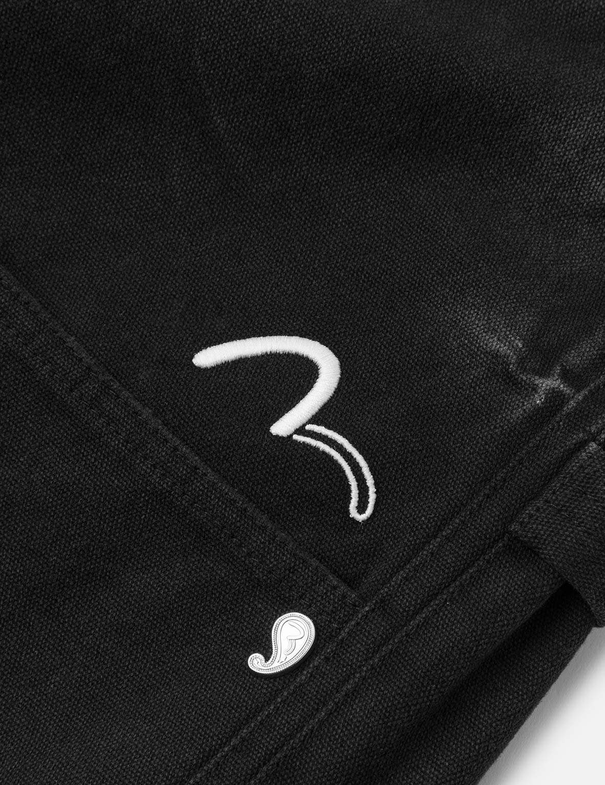 染色和重度水洗時尚版型滑板短褲