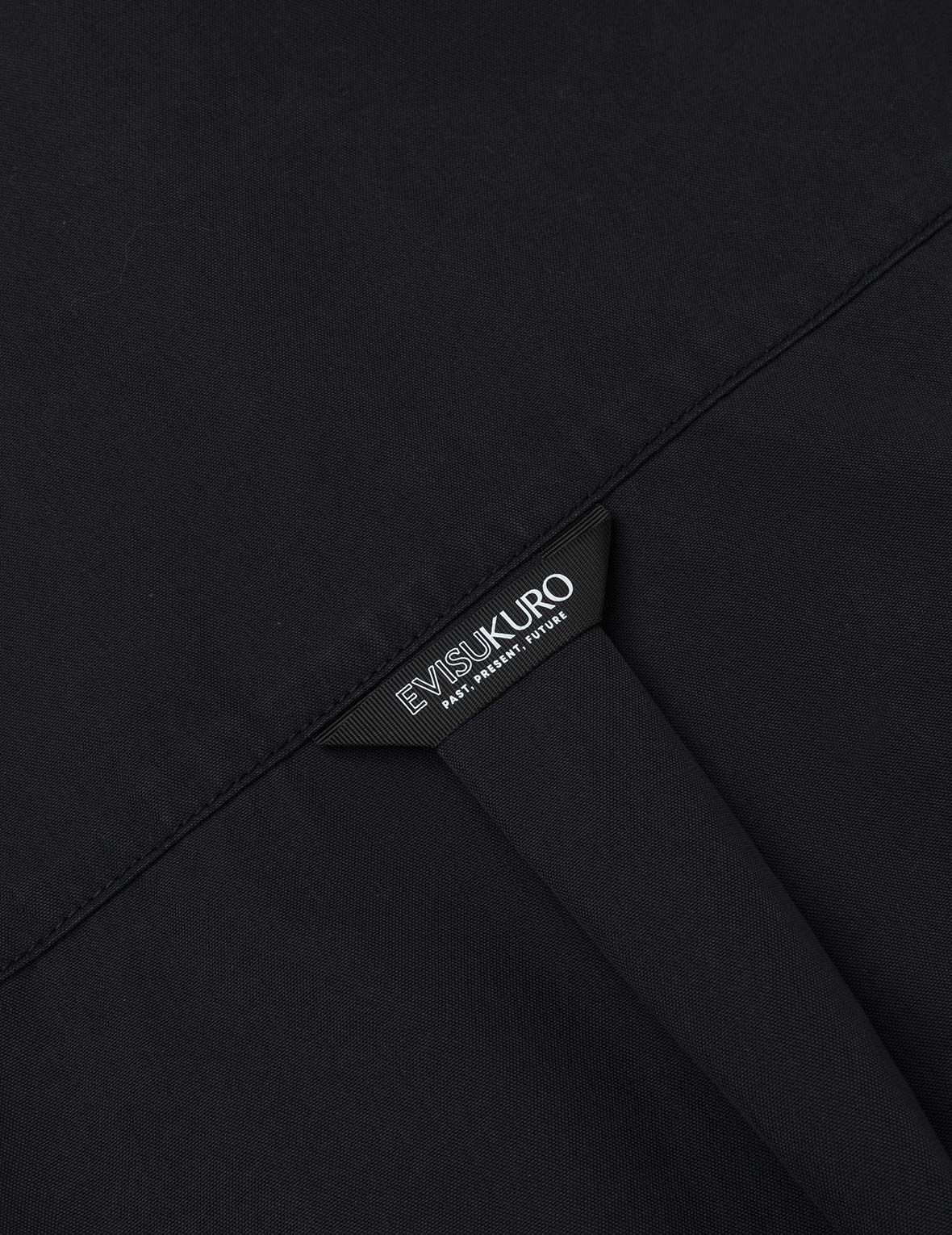 商標和海鷗刺繡寬版襯衫外套