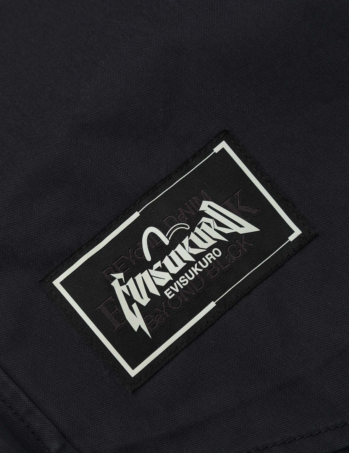 商標和海鷗刺繡寬版襯衫外套