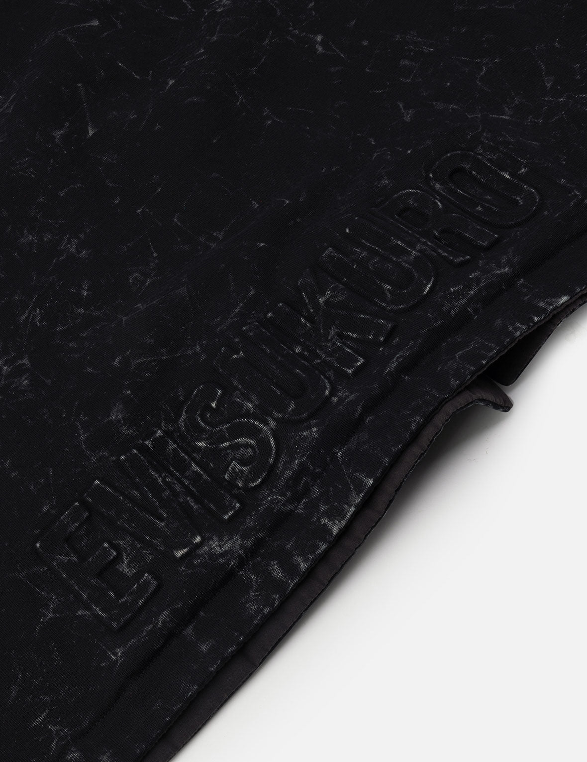 Reversible Washed Logo Embroidery and Embossing Relax Fit Jersey Shirt