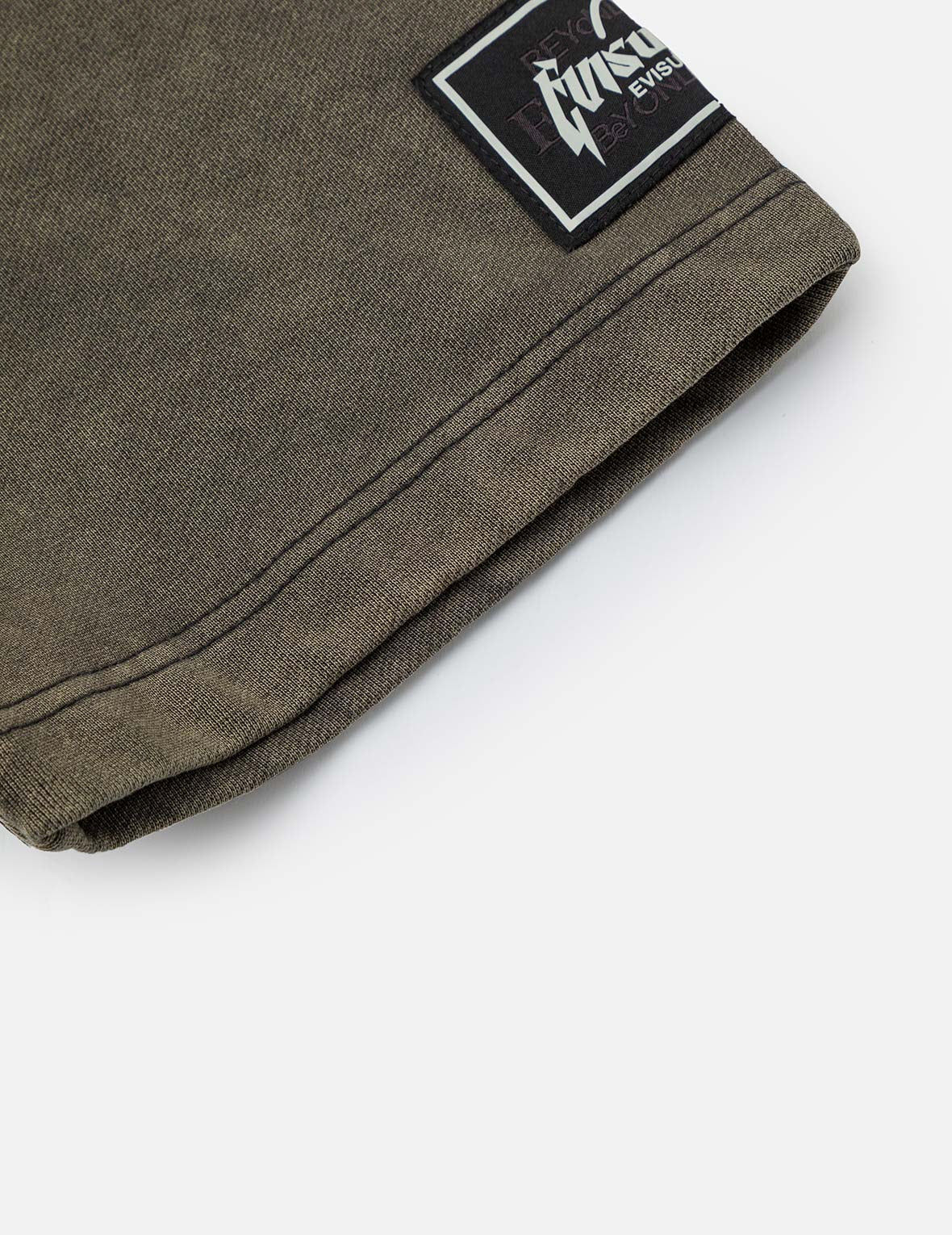 Heavy Washed Loose Fit Short-Sleeve Sweatshirt