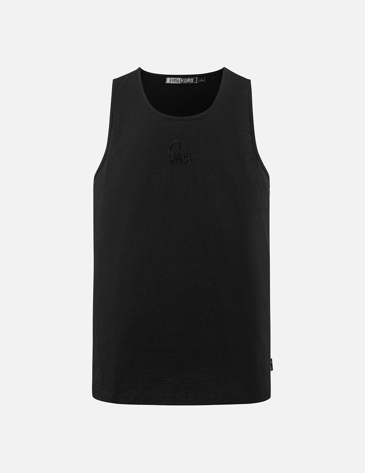 Logo and Seagull Embroidery Relax Fit Tank Top