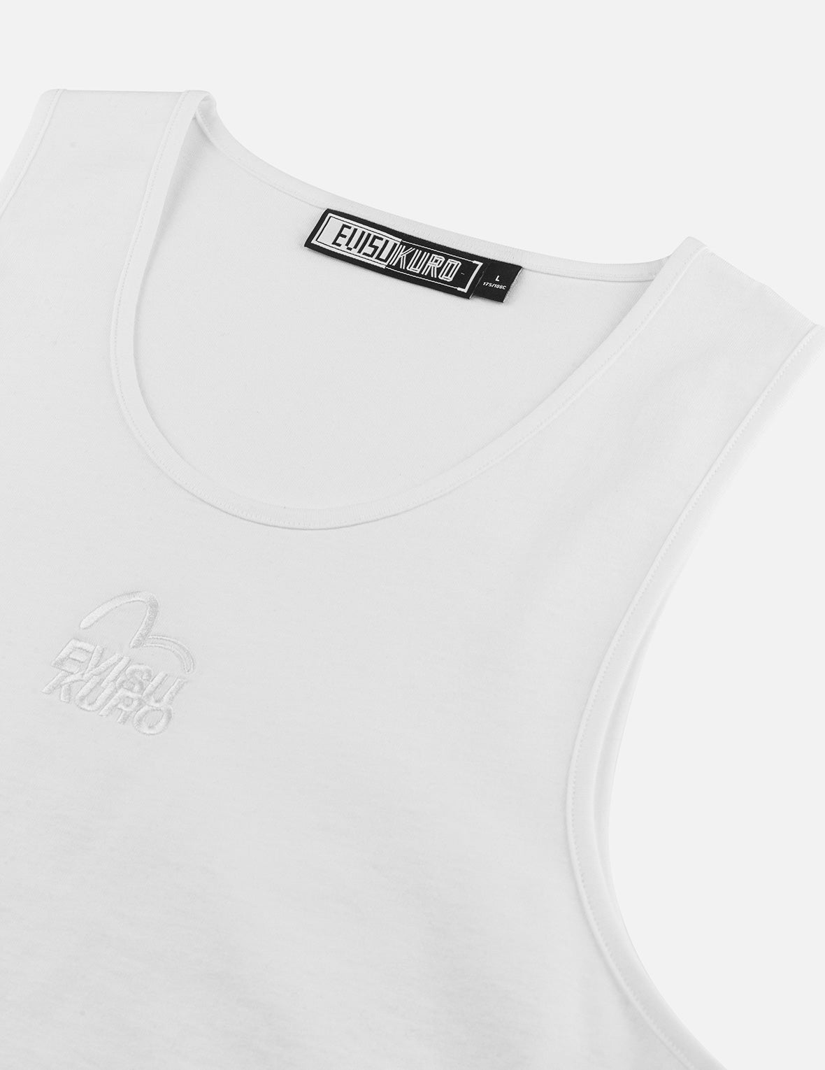 Logo and Seagull Embroidery Relax Fit Tank Top