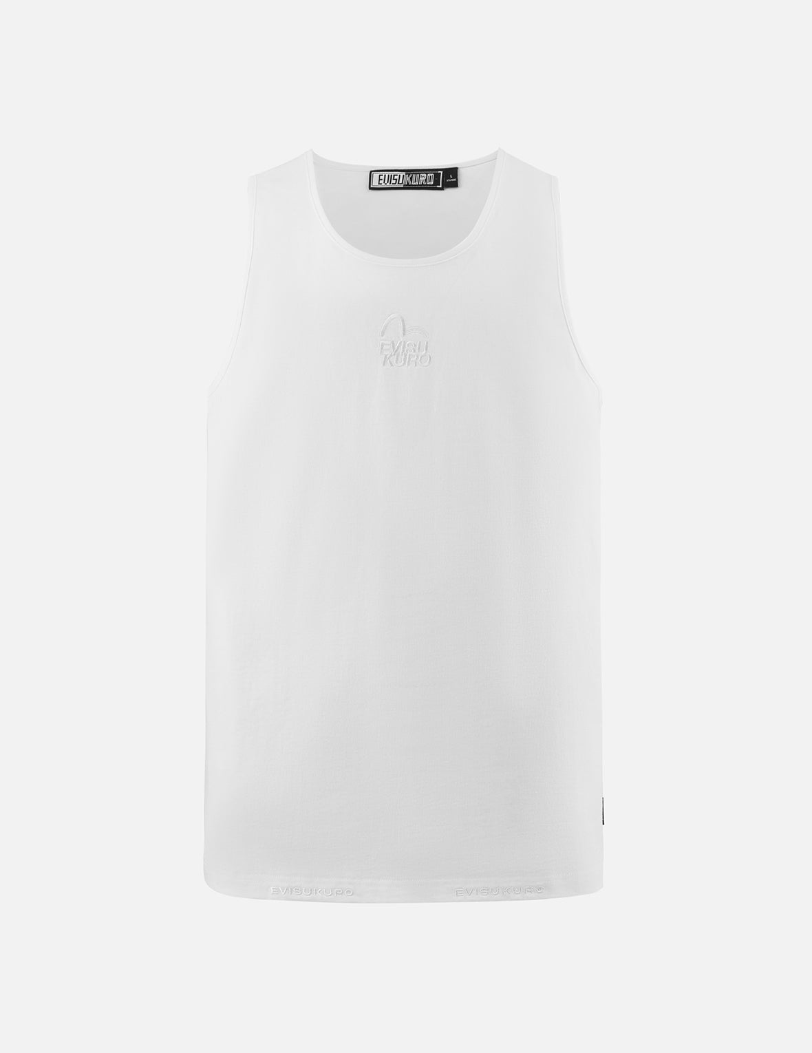 Logo and Seagull Embroidery Relax Fit Tank Top