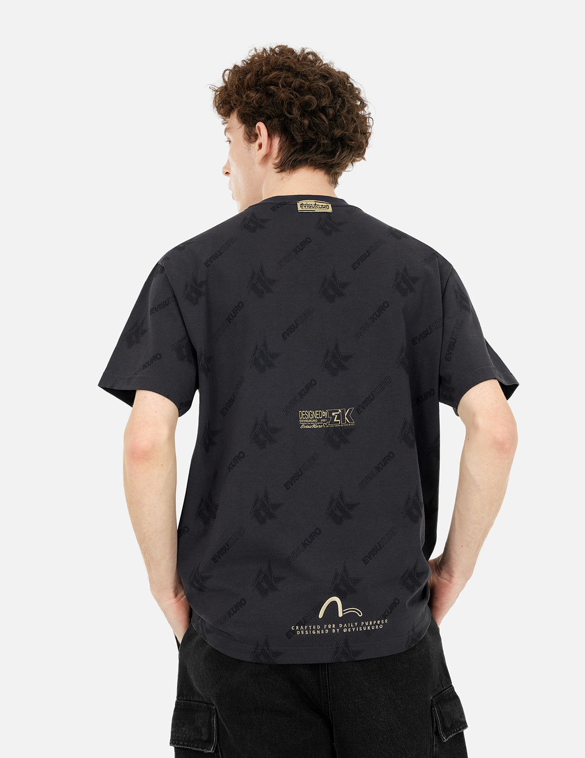 Monogram Logo Print Relax Fit T-shirt
