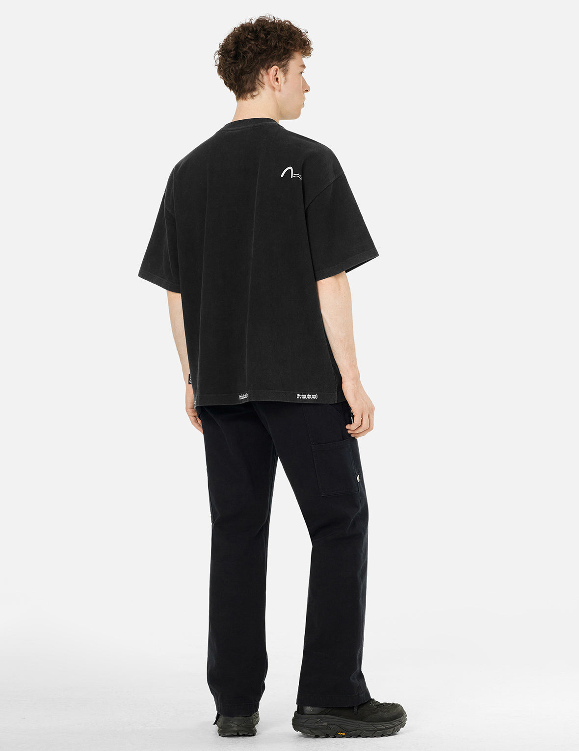 Logo embroidery Oversized Washed T-Shirt