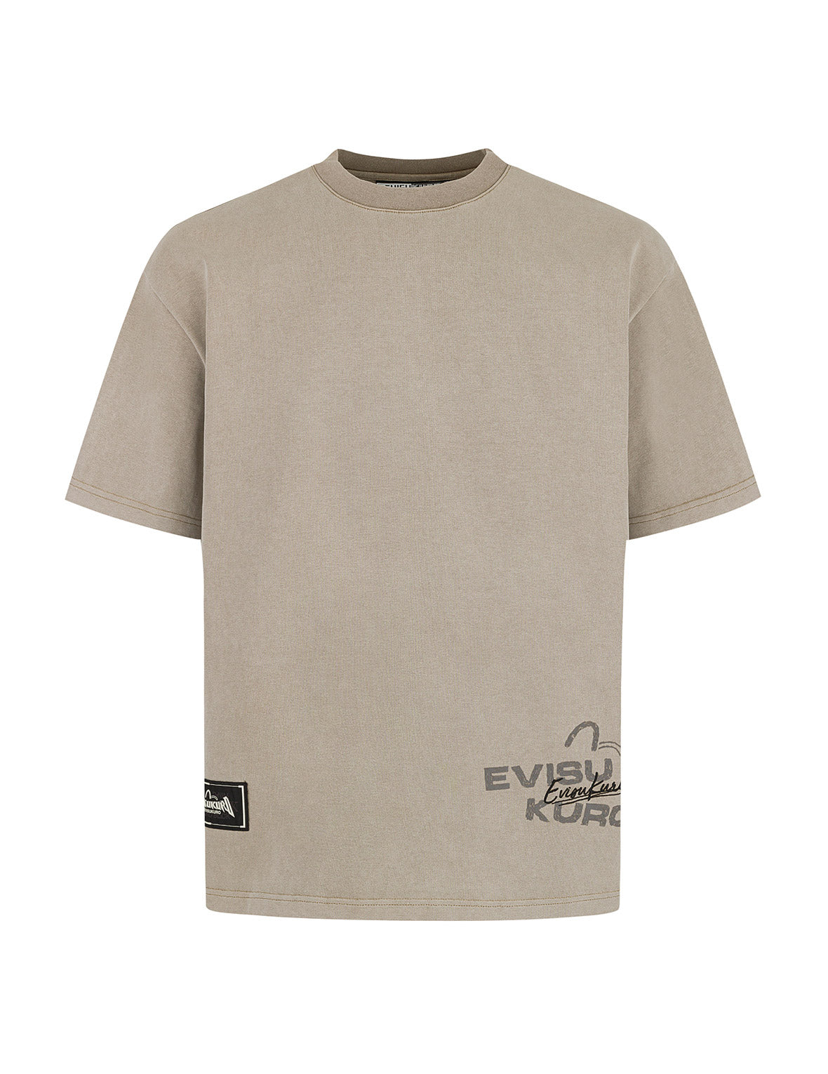 Seagull Embroidery and Print Regular Fit T-shirt