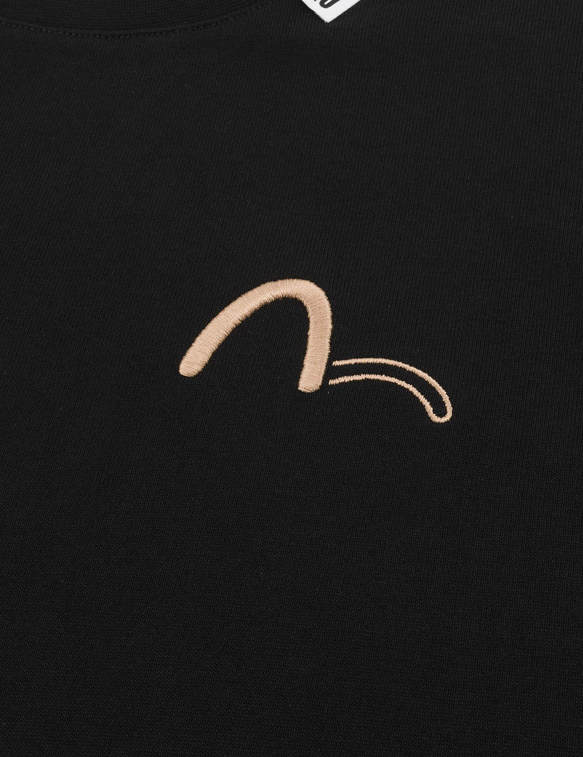 Seagull Embroidery and Logo Print Regular Fit T-shirt