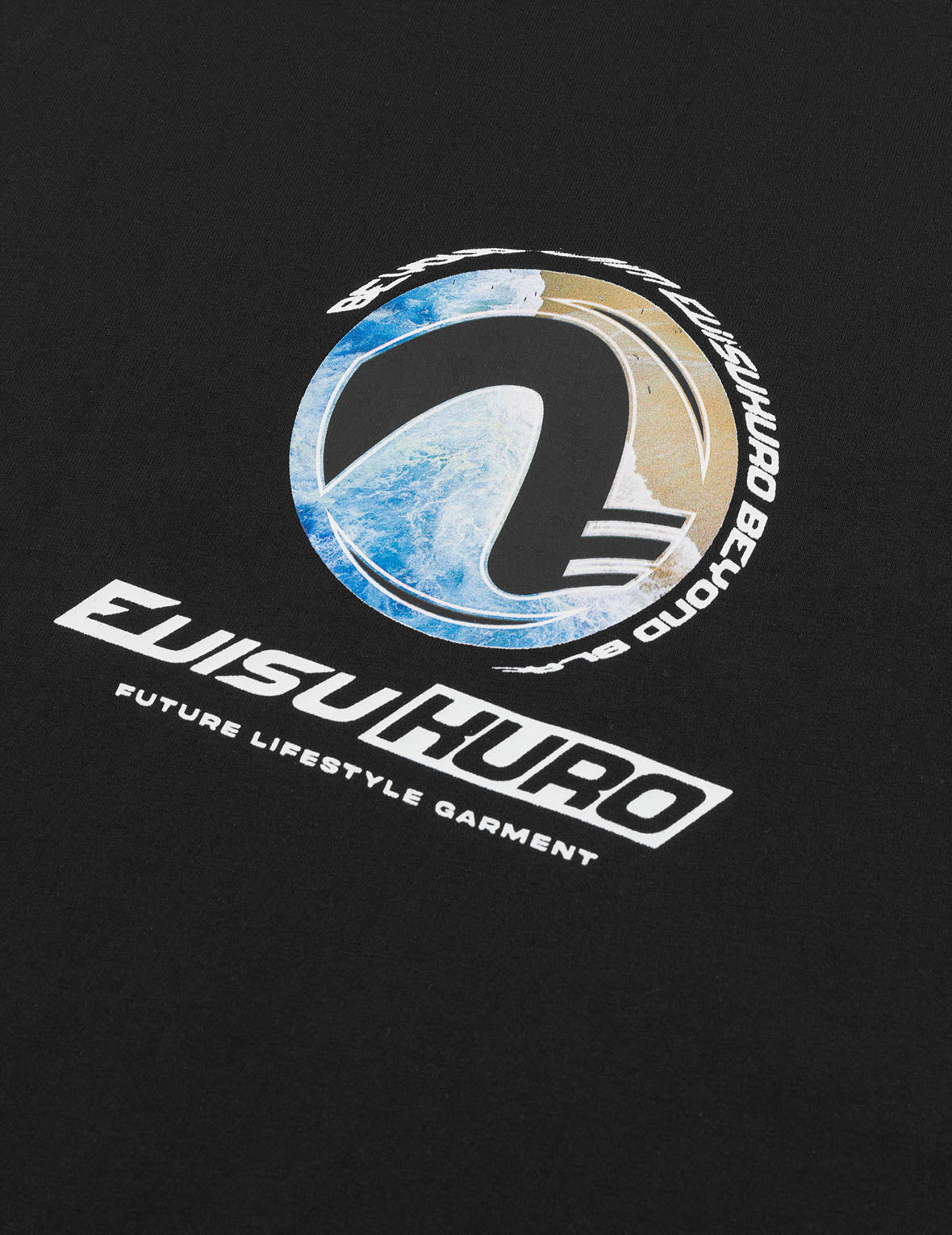 EVISUKURO Motifs Print Regular Fit Compress T-shirt