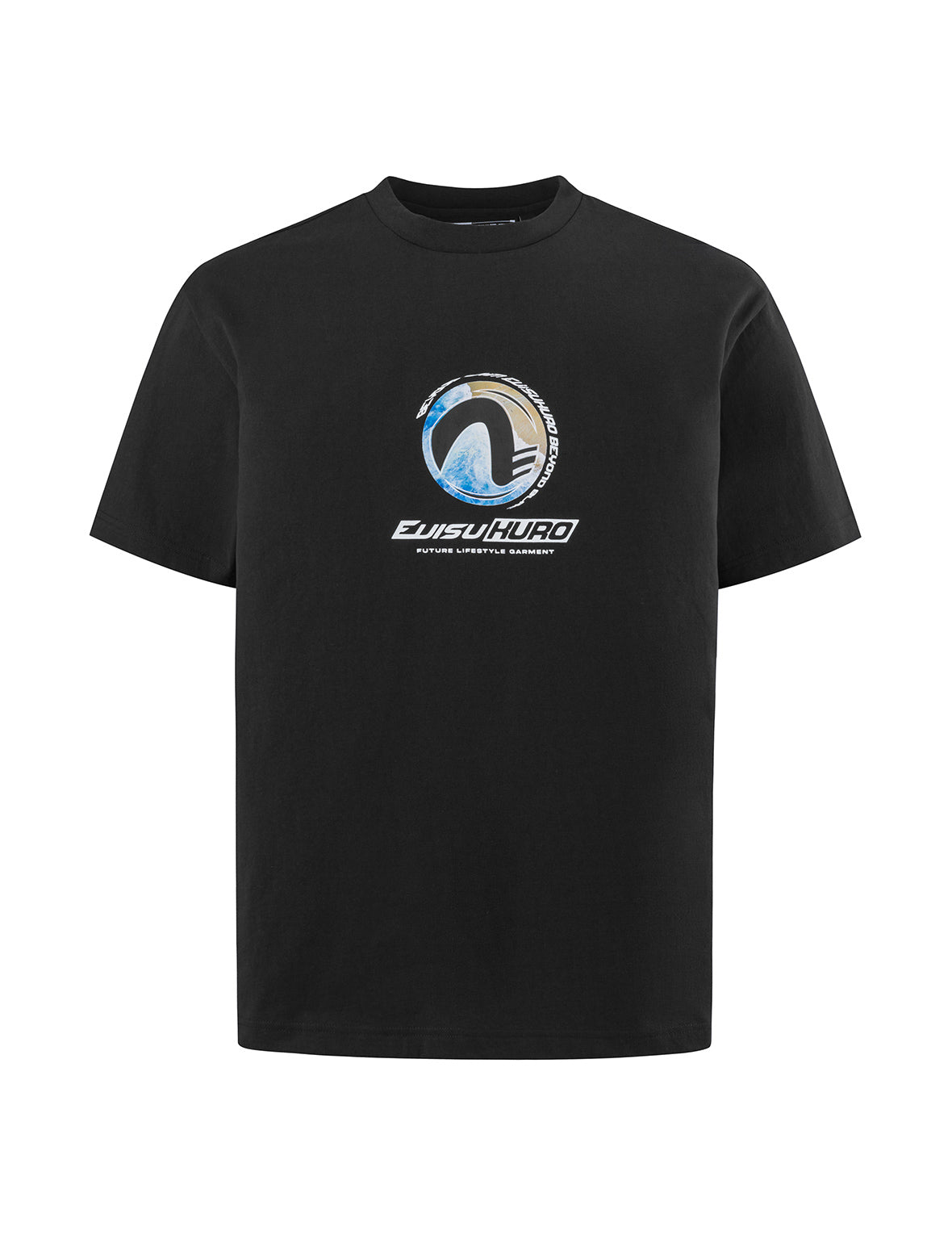 EVISUKURO Motifs Print Regular Fit Compress T-shirt