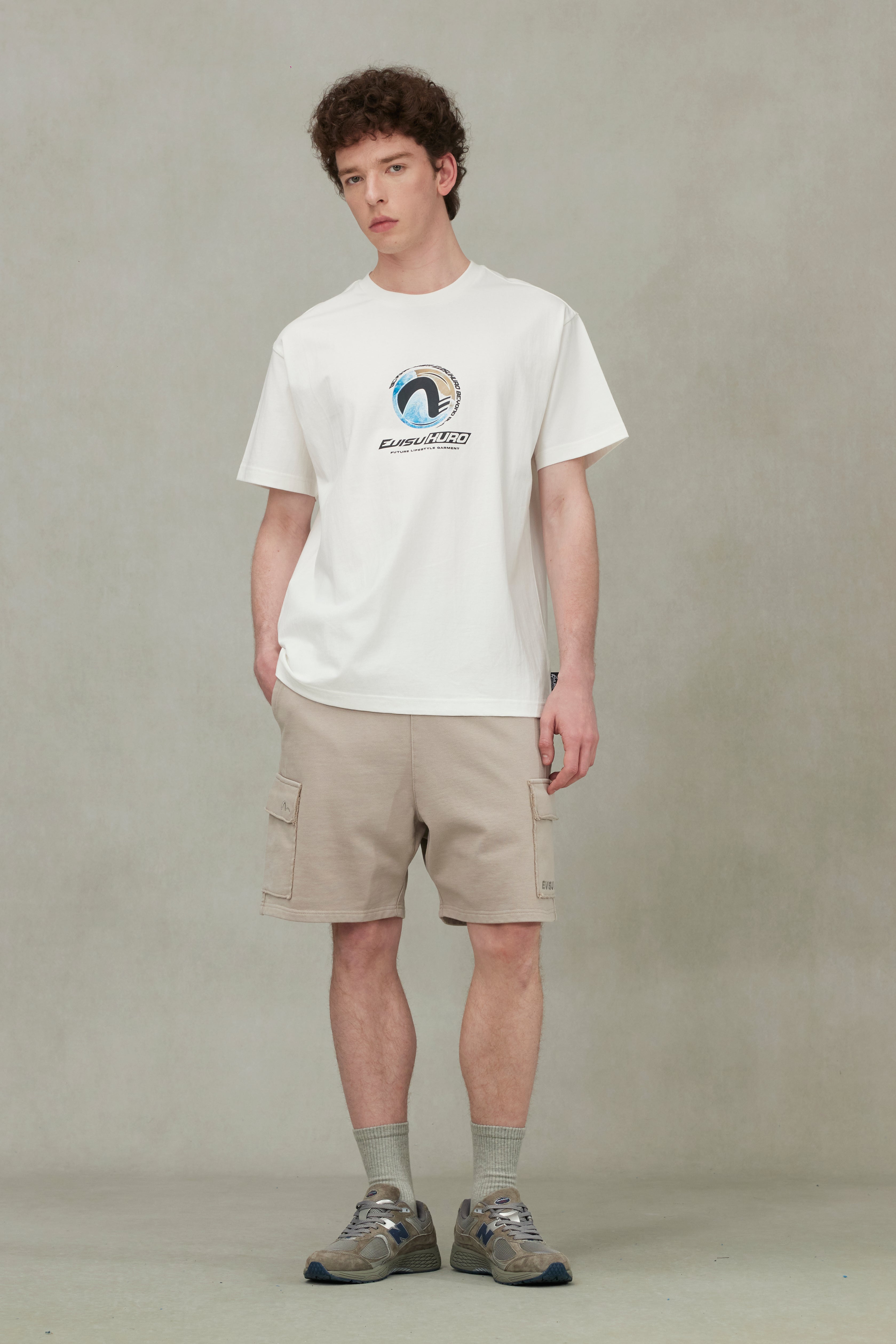 EVISUKURO Motifs Print Regular Fit Compress T-shirt