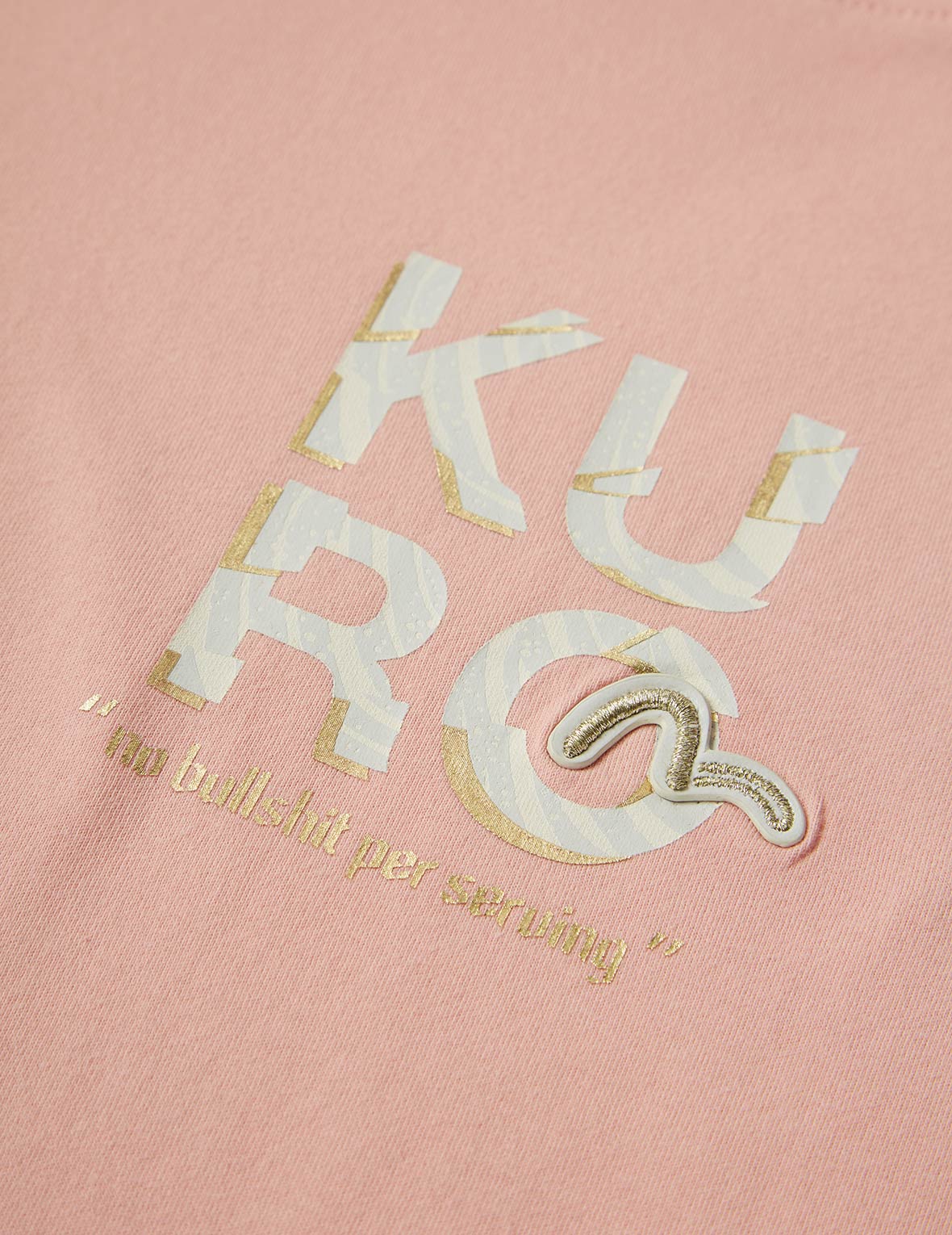 Ukiyo-E Infused Logo Label Print Oversized T-shirt