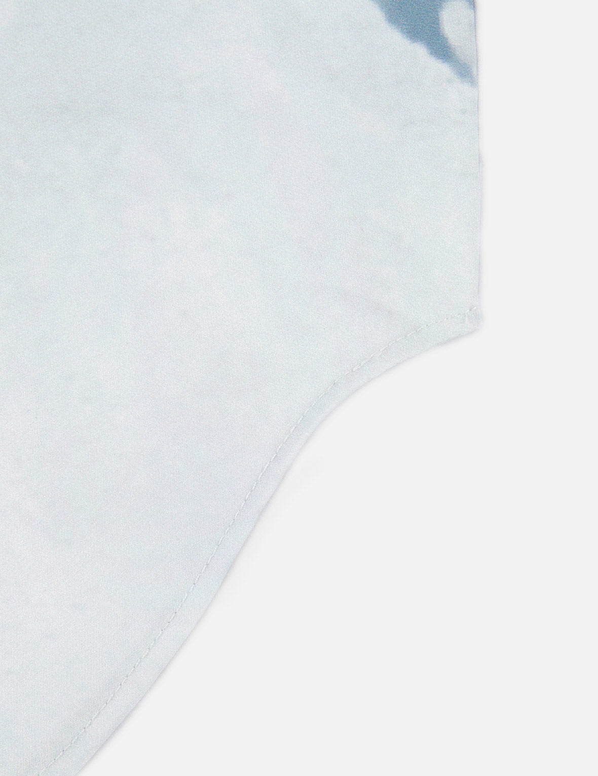 Mock Neck Marble-pattern Print Dress