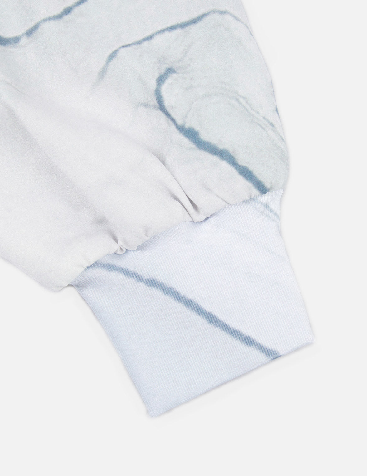 Mock Neck Marble-pattern Print Dress
