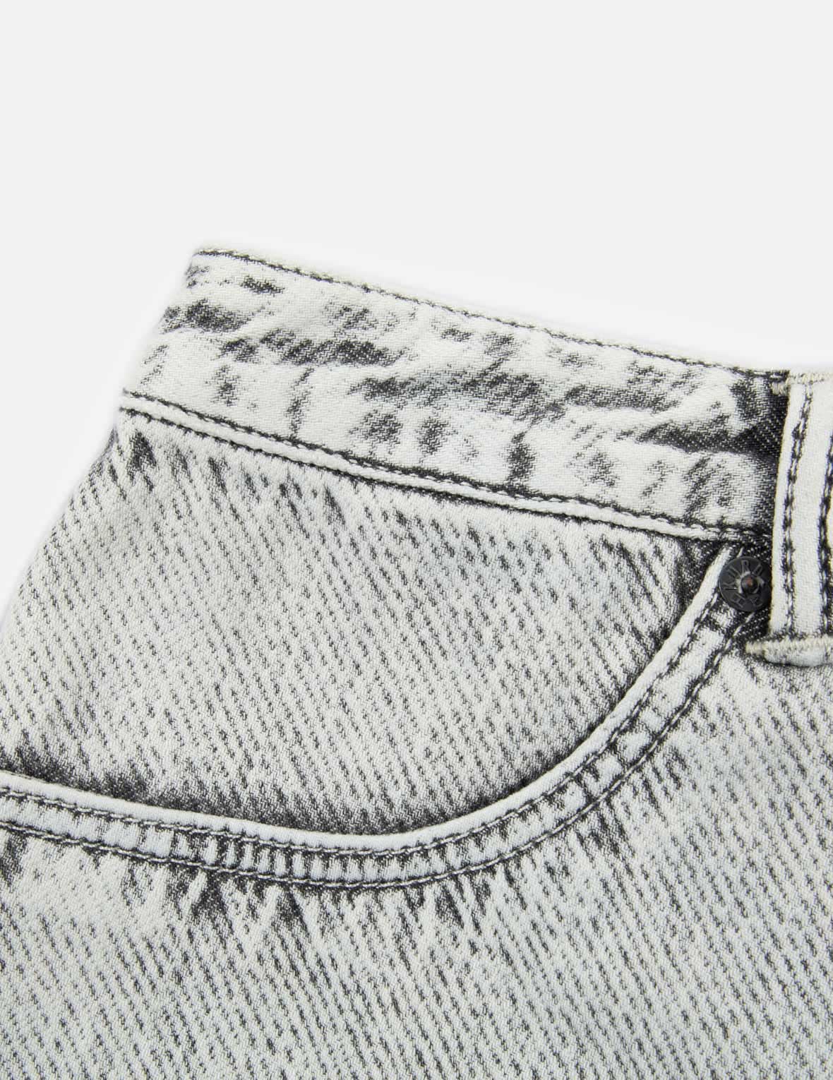 小海鷗刺繡織紋牛仔褲