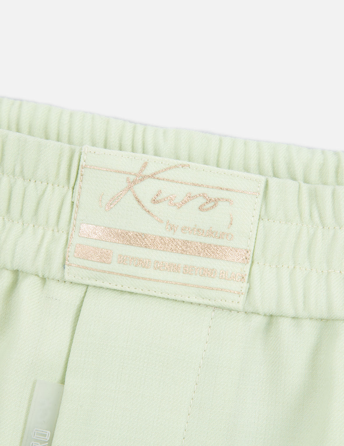 Slogan Embroidery Wool-blend Shorts
