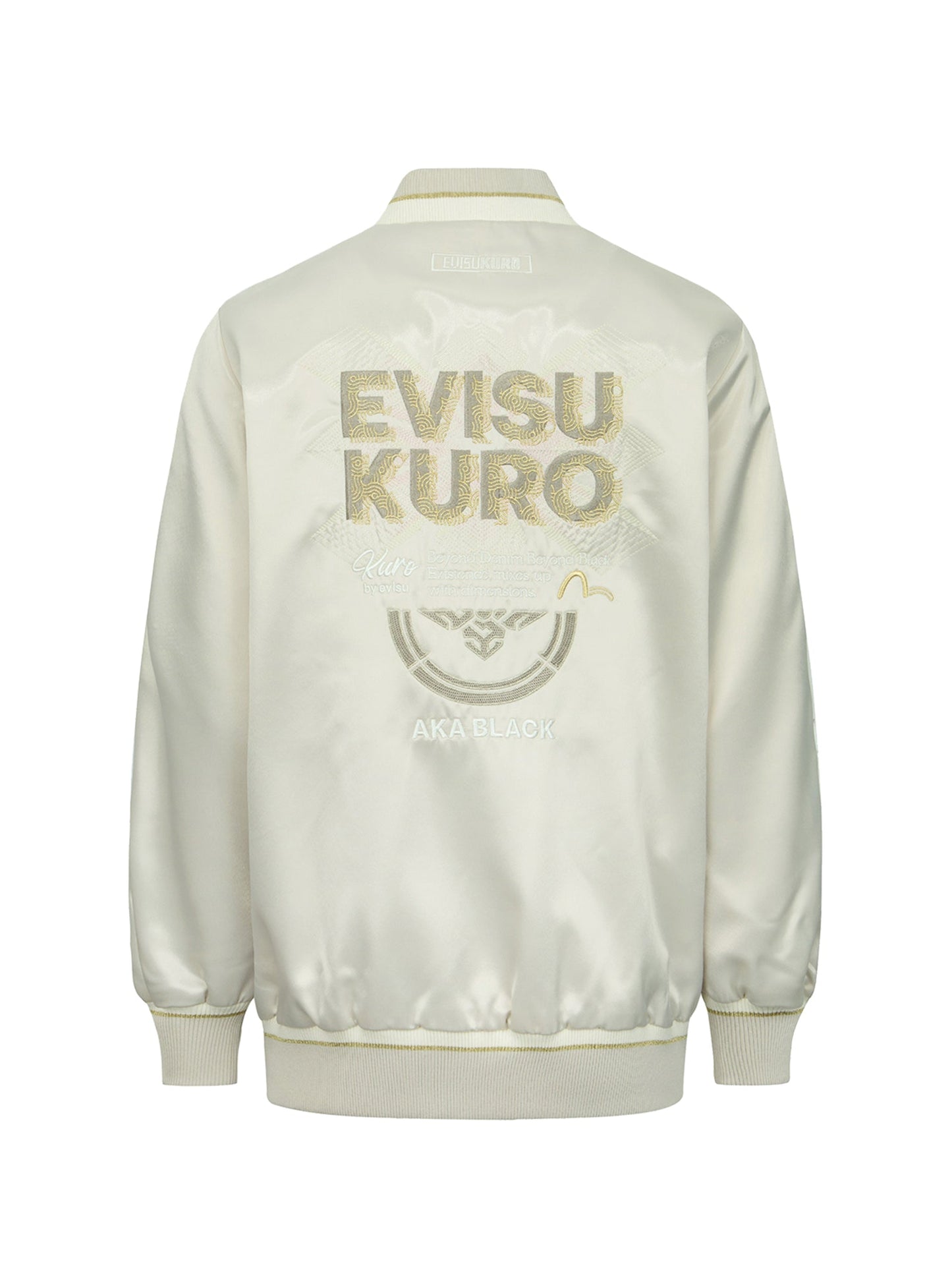 Logo and Kamon Embroidery Souvenir Jacket
