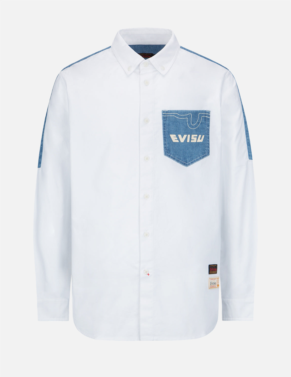 Denim Daicock Insert Oxford Shirt