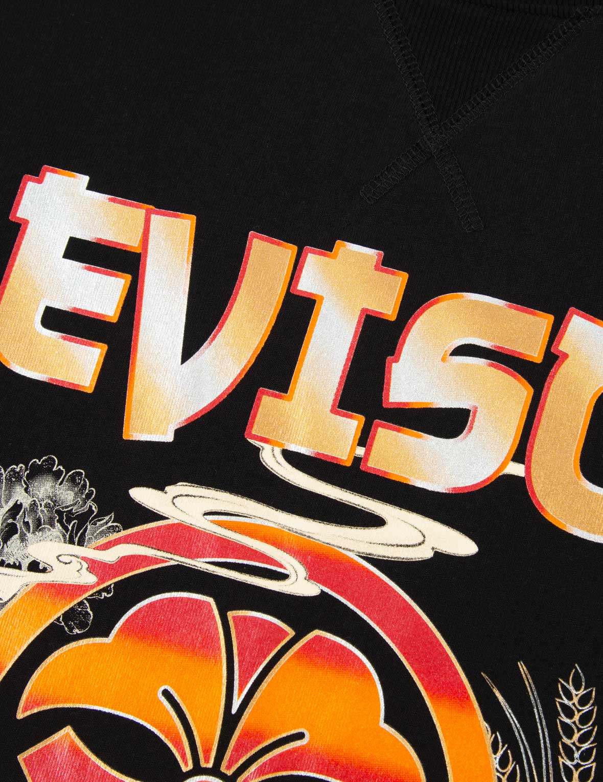 Sunset Gradated Kamon Print T-Shirt