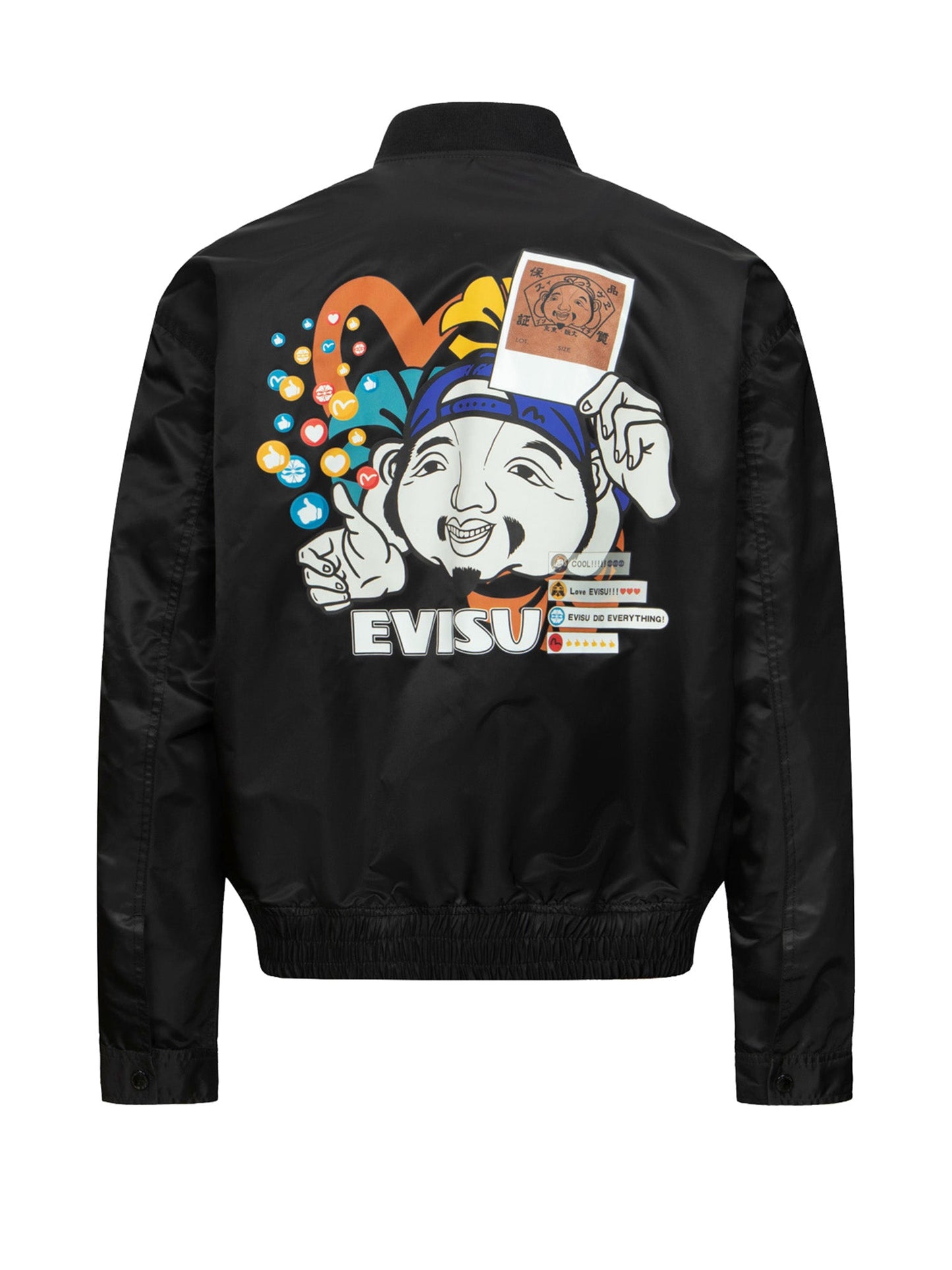 佛頭與社群媒體寬版休閒外套