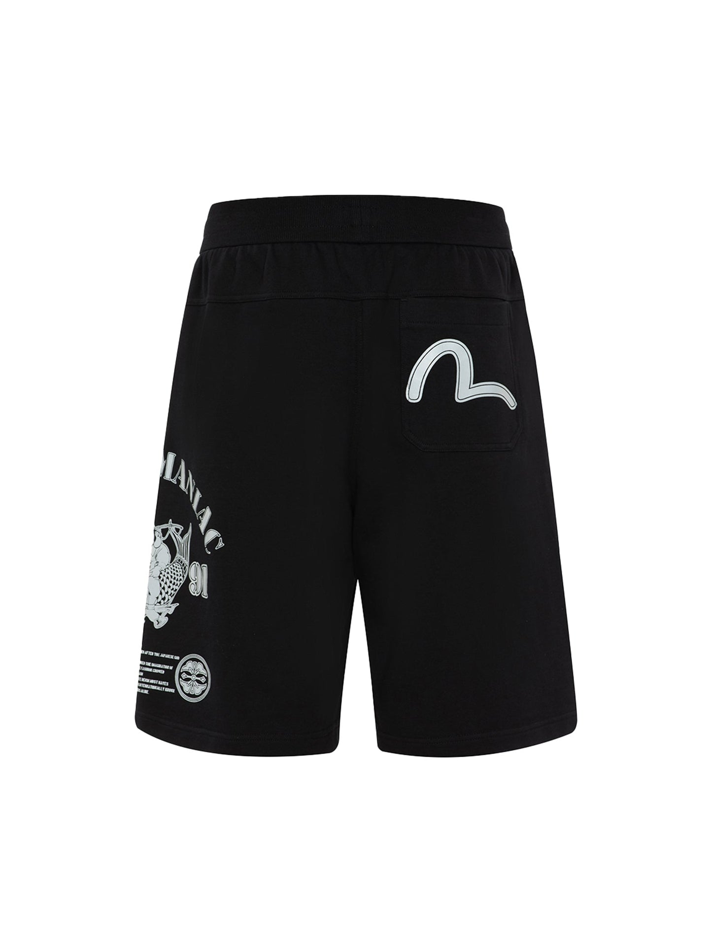 Godhead and Koinobori Reflective Print Relax Fit Sweat Shorts
