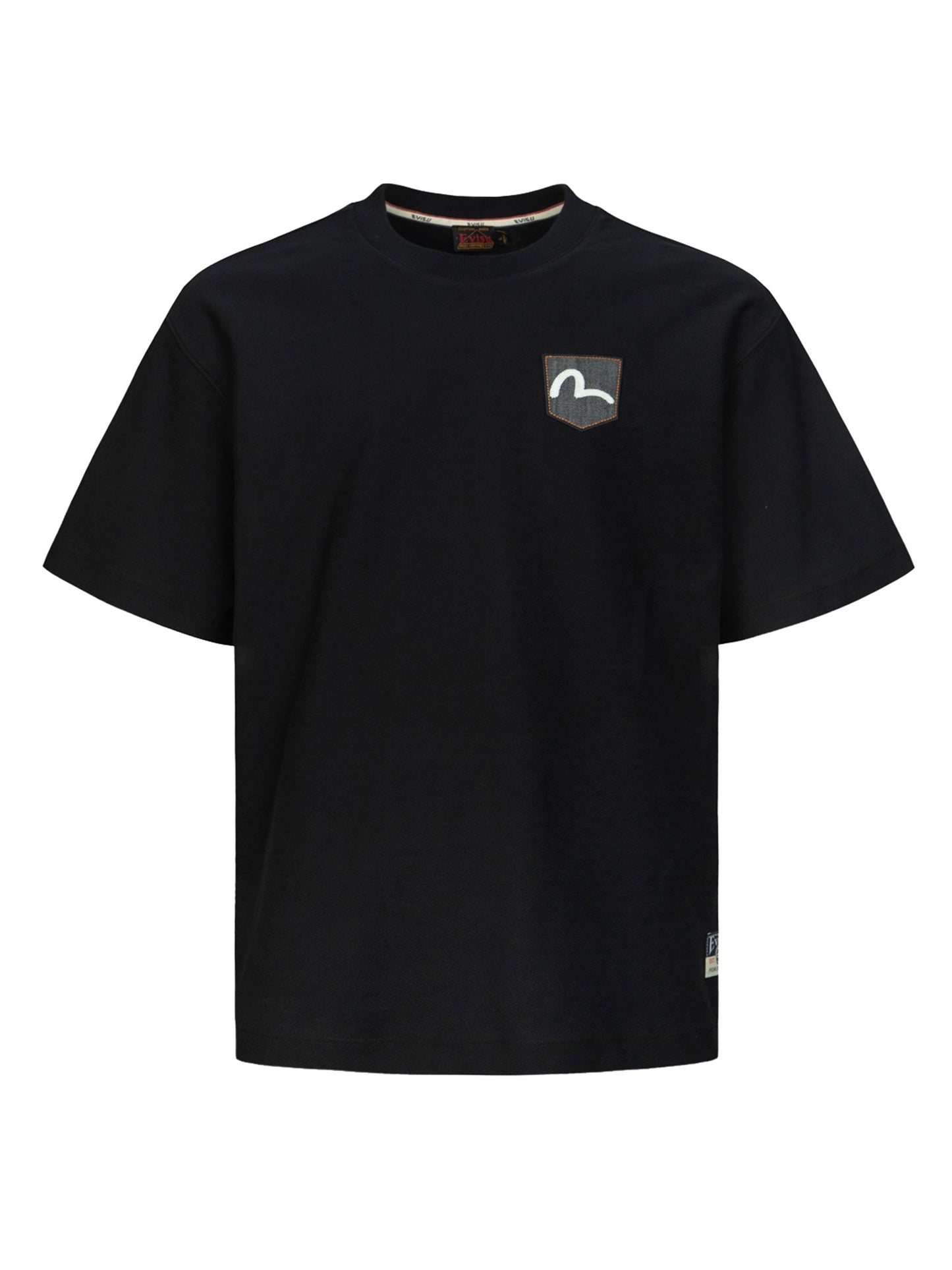 Seagull Embroidery Pocket Relax Fit T-Shirt