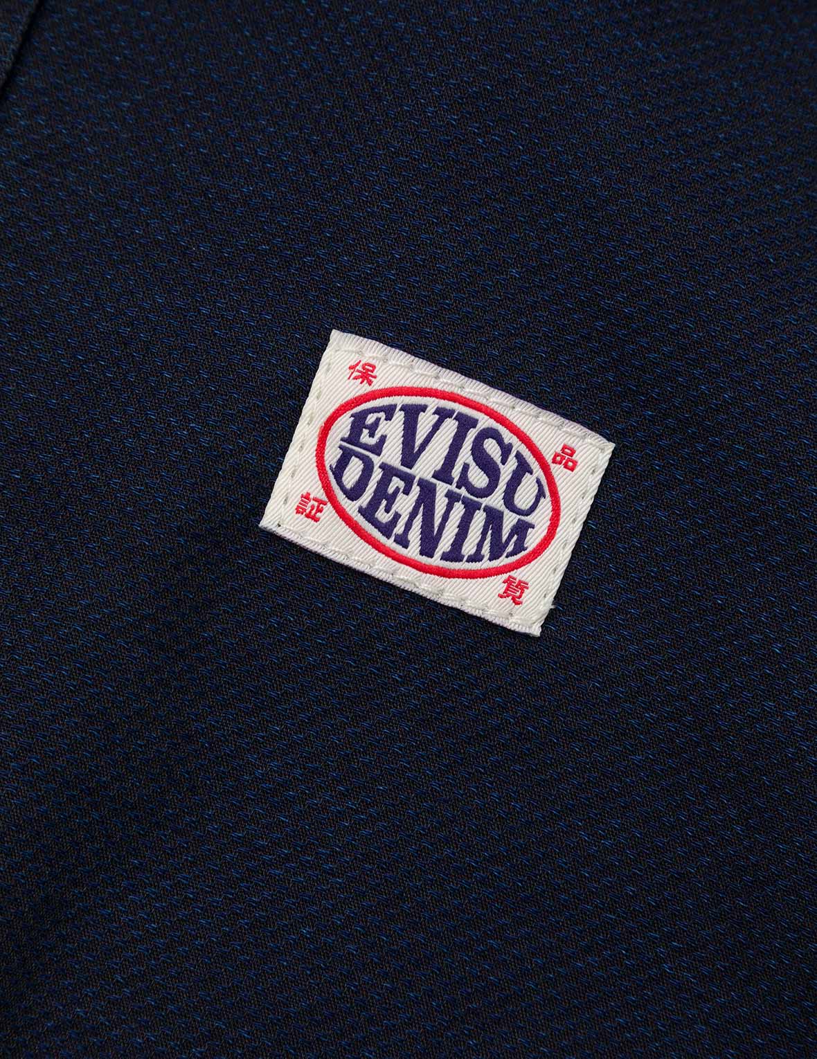 Seagull Print Regular Fit Denim Shirt